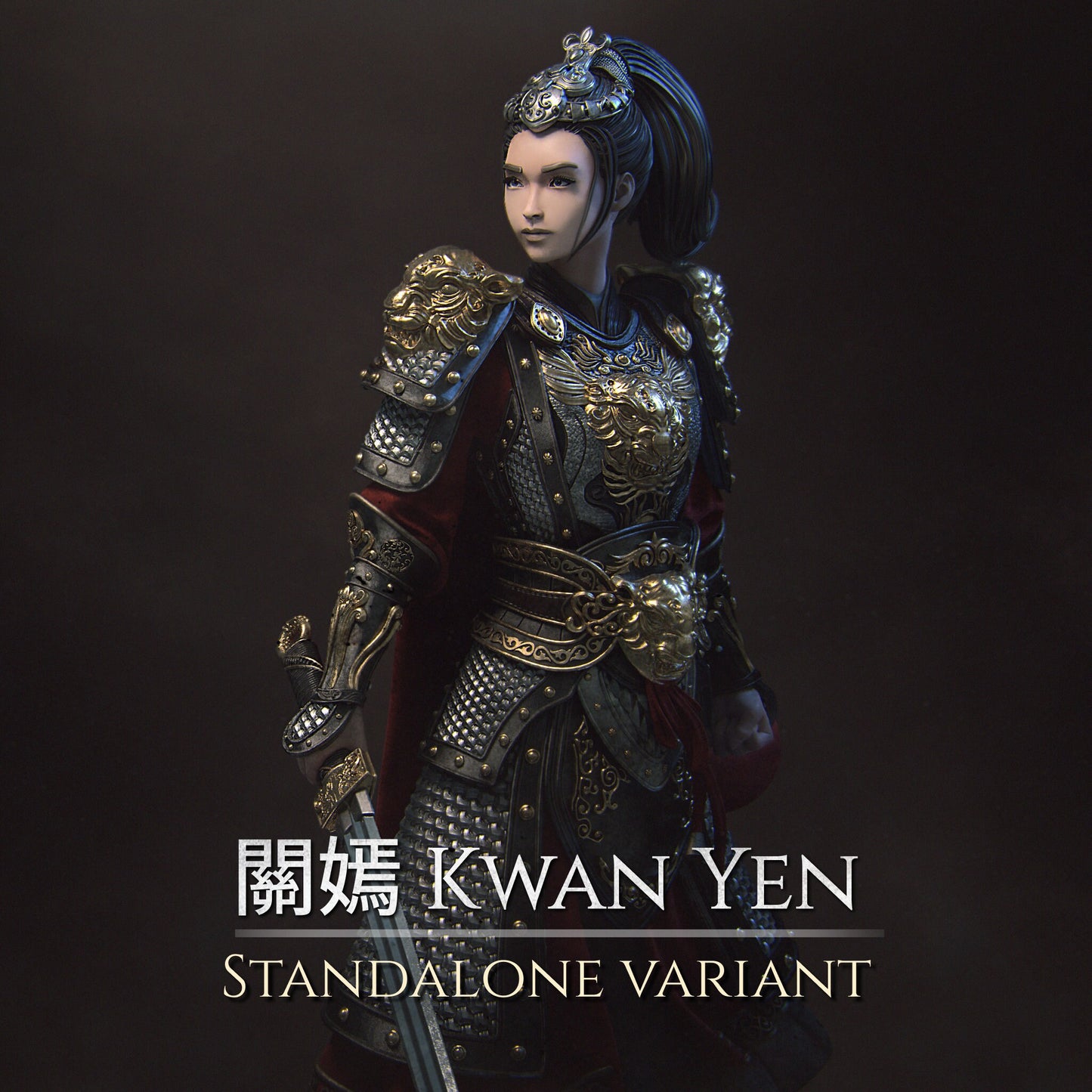 Kwan Yen, Standalone | Aussie 3D Printed Miniatures and Terrain