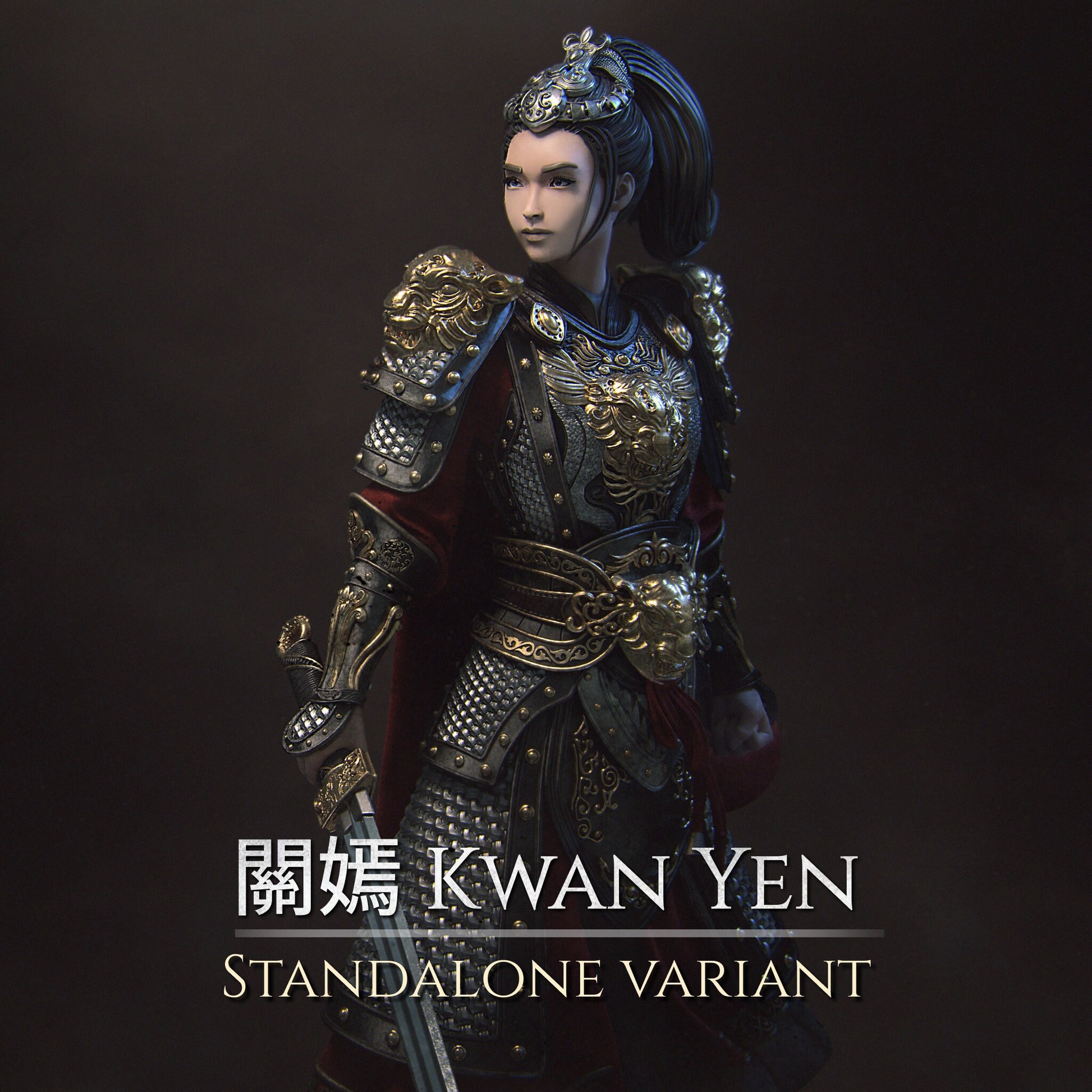 Kwan Yen, Standalone | Aussie 3D Printed Miniatures and Terrain