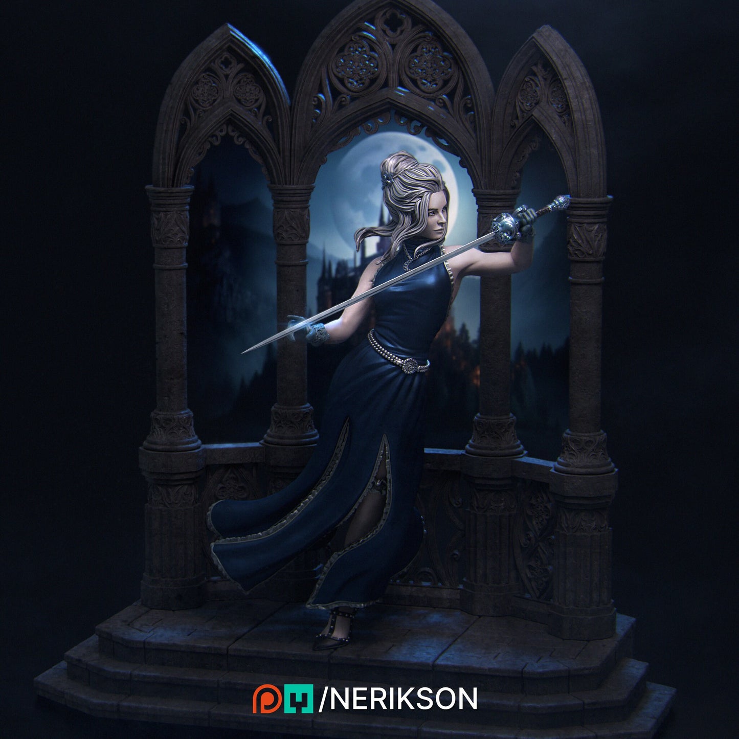 Luna, Standalone | Aussie 3D Printed Miniatures and Terrain