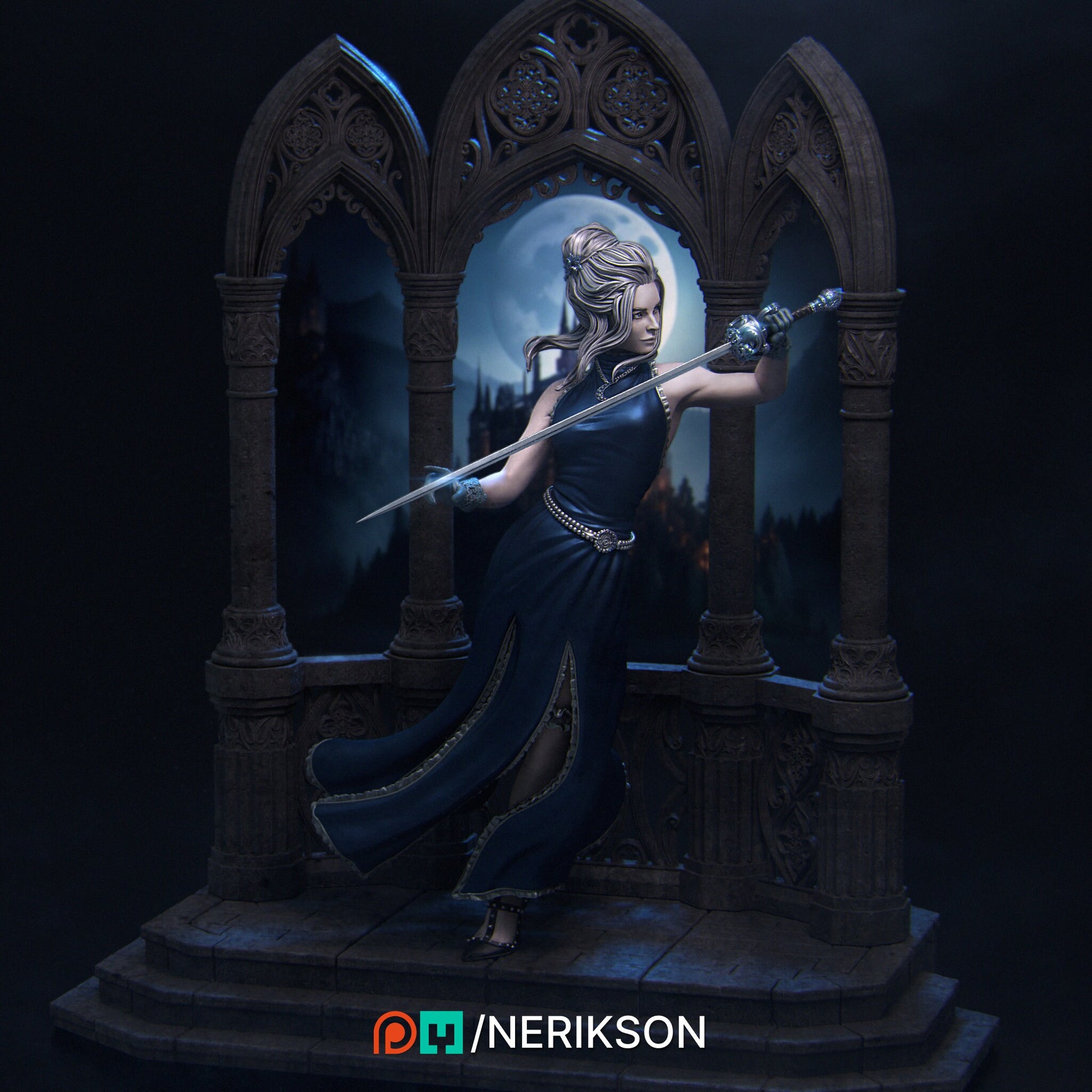 Luna, Standalone | Aussie 3D Printed Miniatures and Terrain