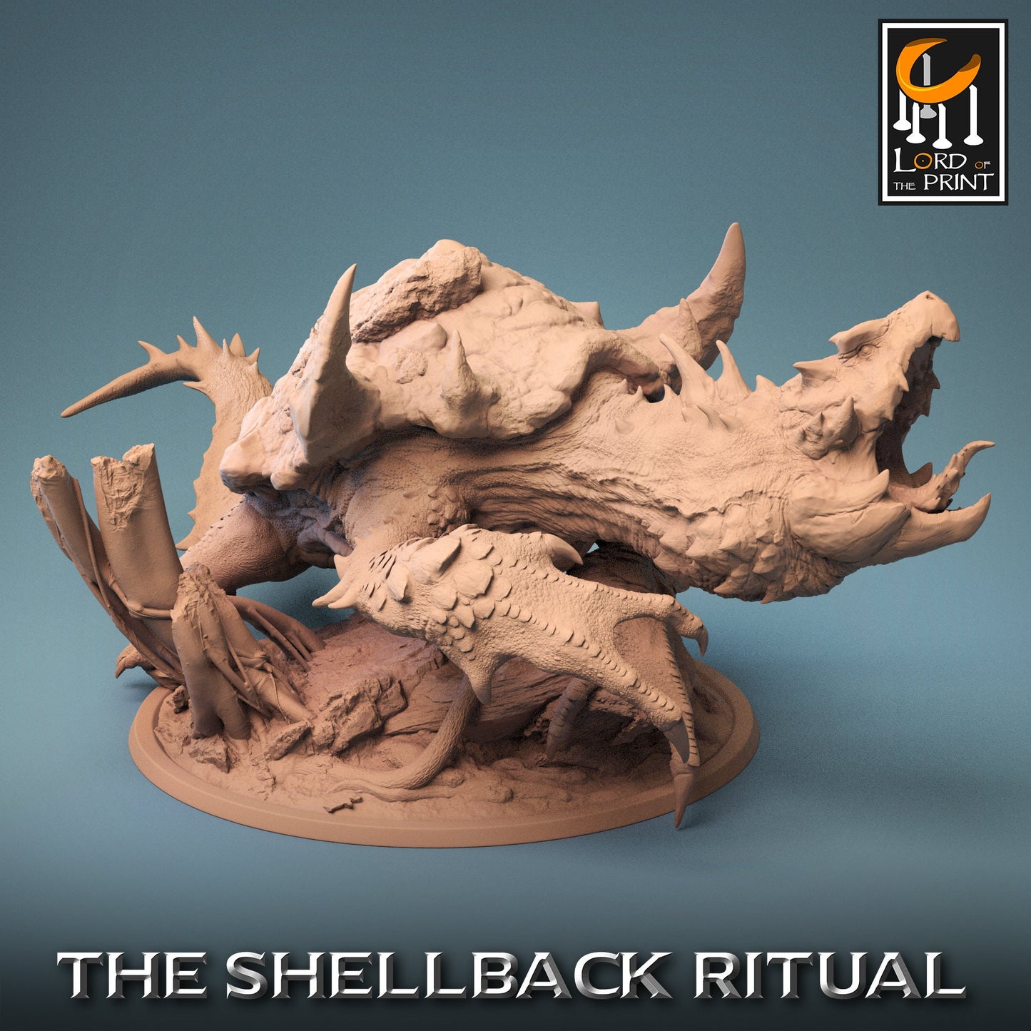 Dragon Turtle | Aussie 3D Printed Miniatures and Terrain