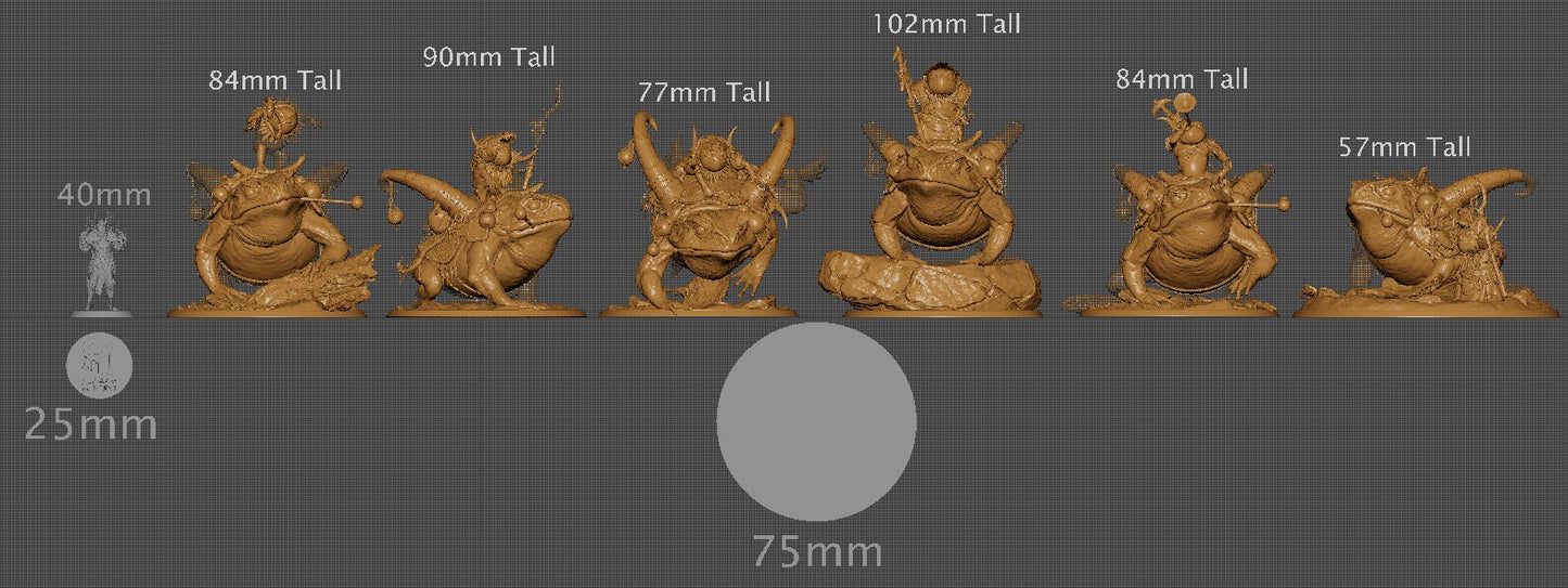 Toad Riders | Aussie 3D Printed Miniatures and Terrain