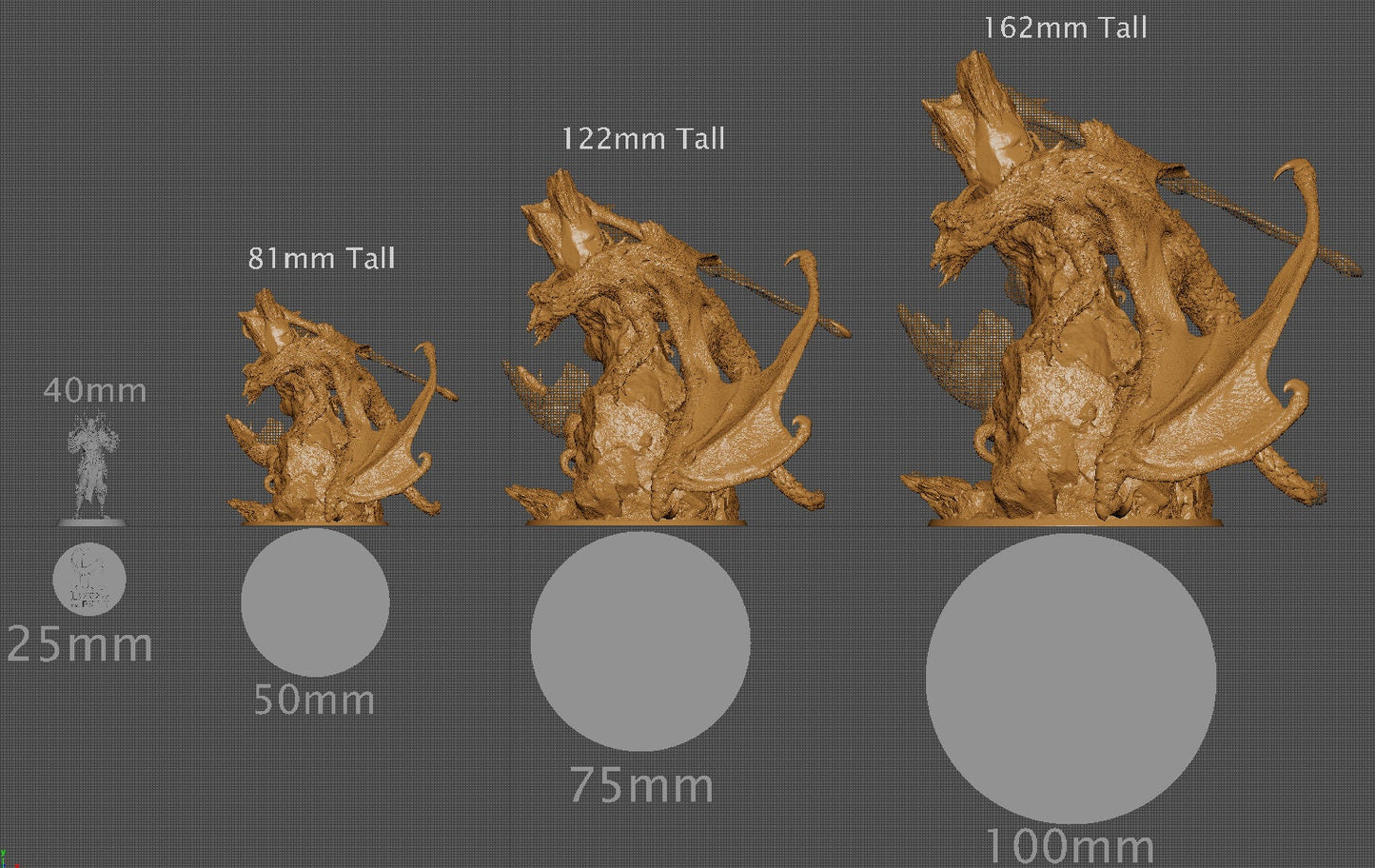 Legendary Chromatic White Dragon | Aussie 3D Printed Miniatures and Terrain