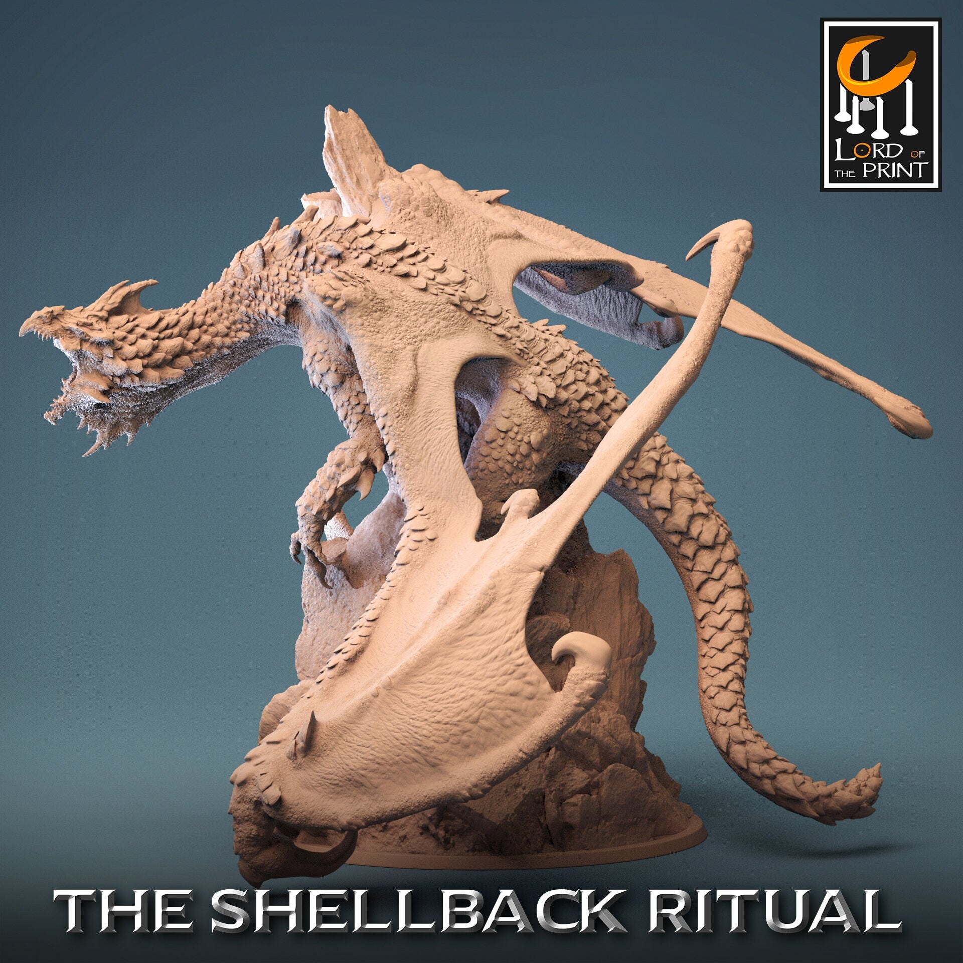 Legendary Chromatic White Dragon | Aussie 3D Printed Miniatures and Terrain