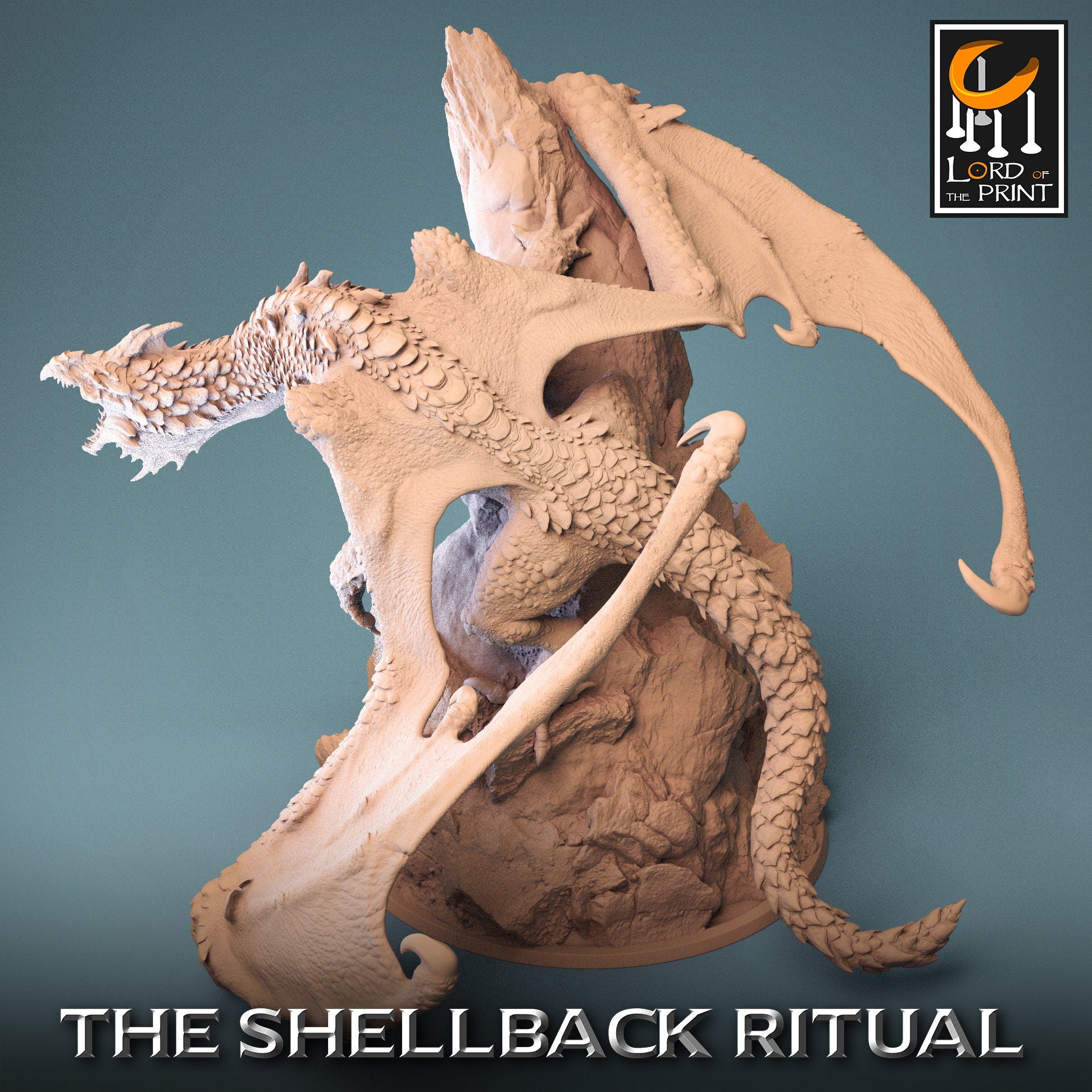 Legendary Chromatic White Dragon | Aussie 3D Printed Miniatures and Terrain