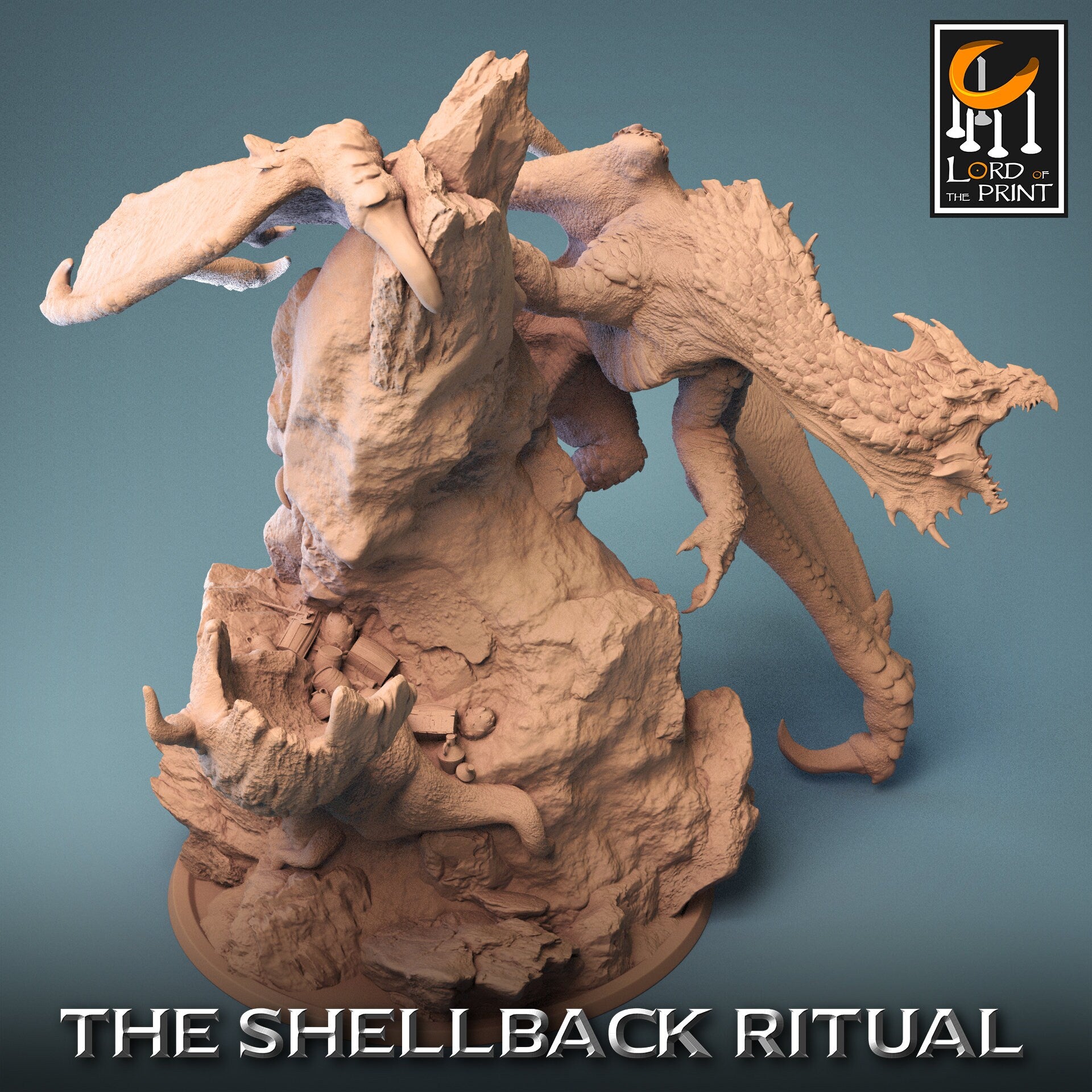 Legendary Chromatic White Dragon | Aussie 3D Printed Miniatures and Terrain