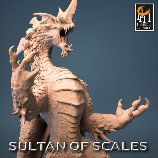 Legendary Chromatic Blue Dragon | Aussie 3D Printed Miniatures and Terrain