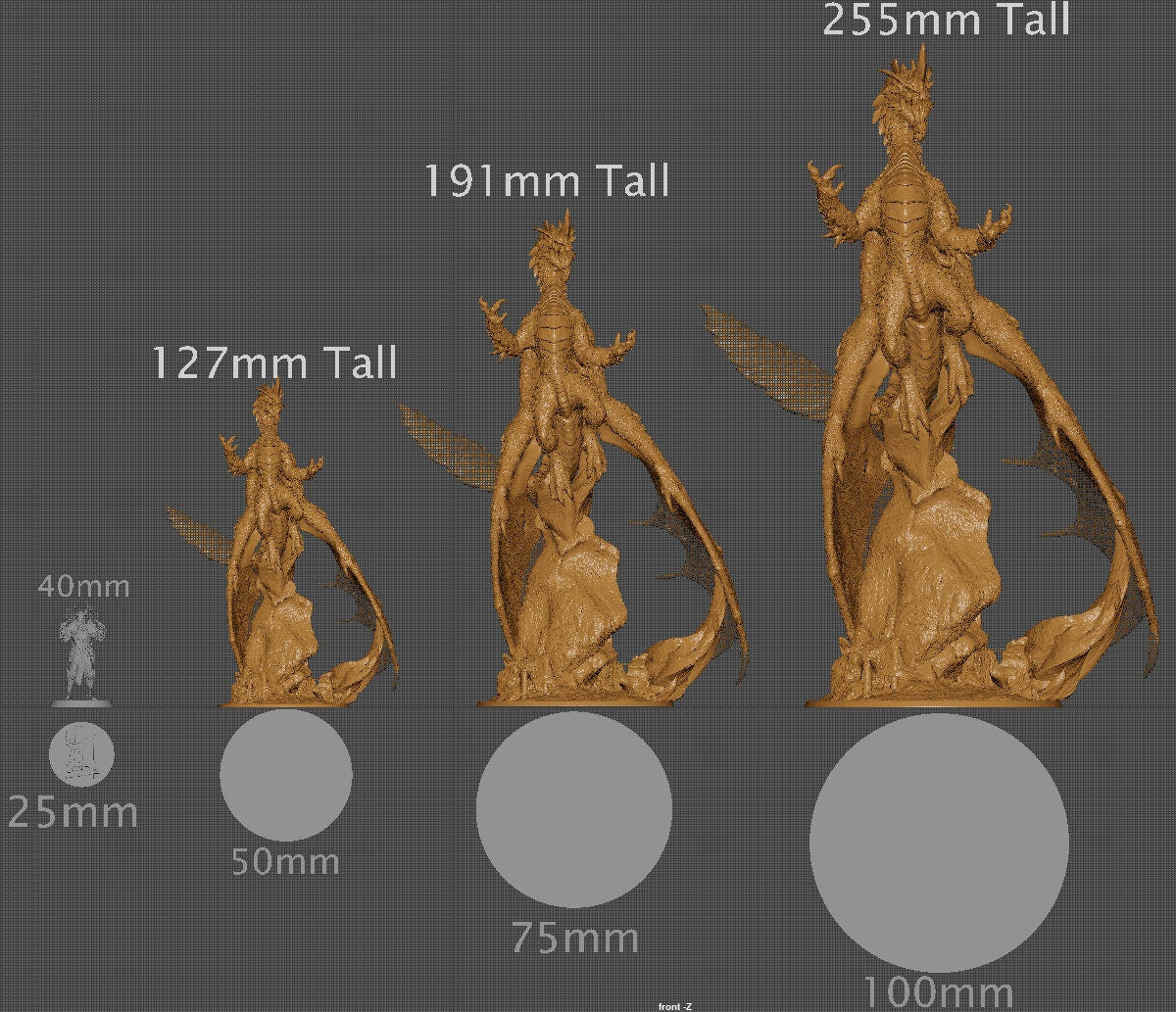 Legendary Chromatic Blue Dragon | Aussie 3D Printed Miniatures and Terrain