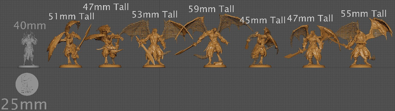 Dragonborn Soldiers, Pack 2 | Aussie 3D Printed Miniatures and Terrain