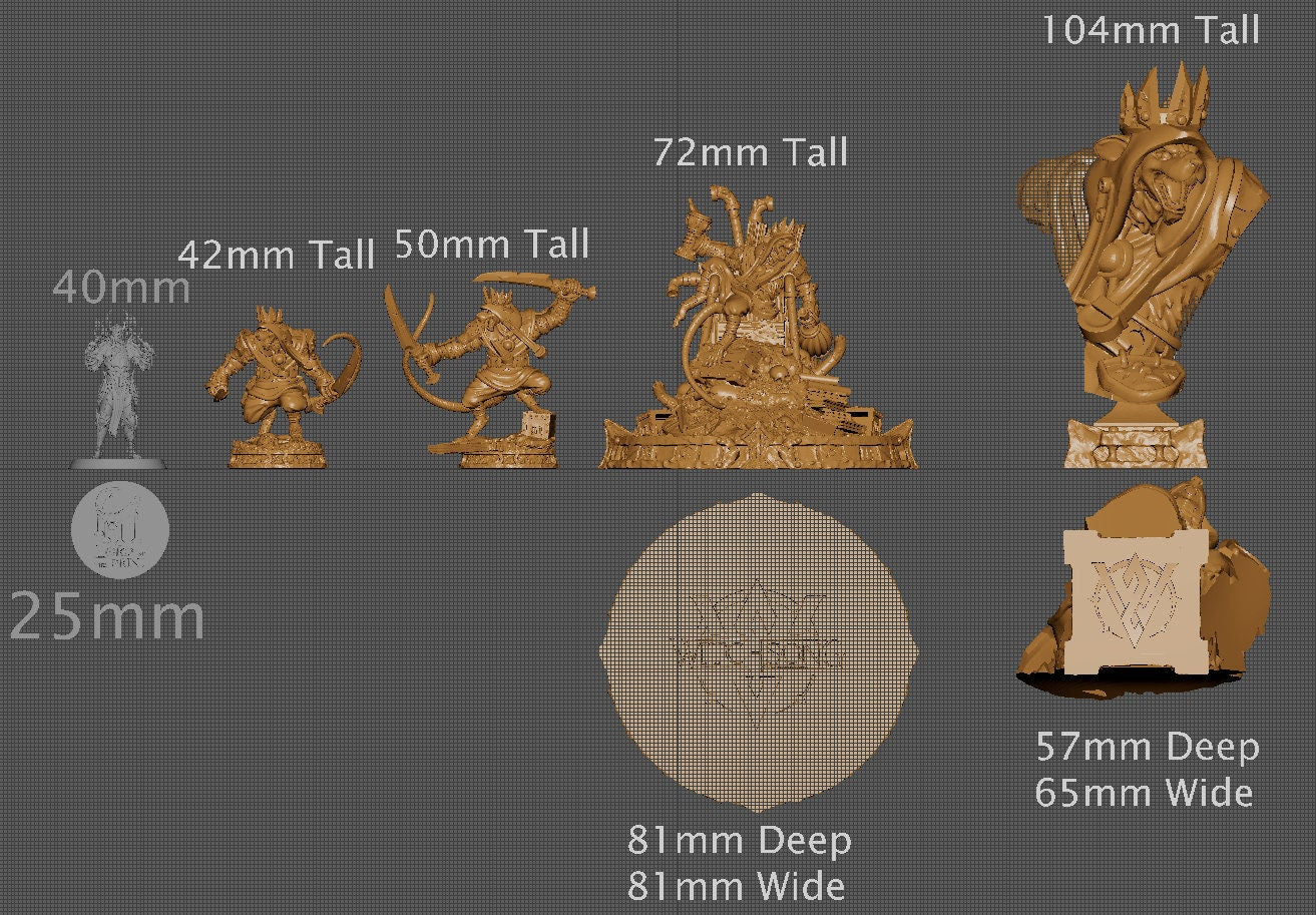 The Ratking | Aussie 3D Printed Miniatures and Terrain