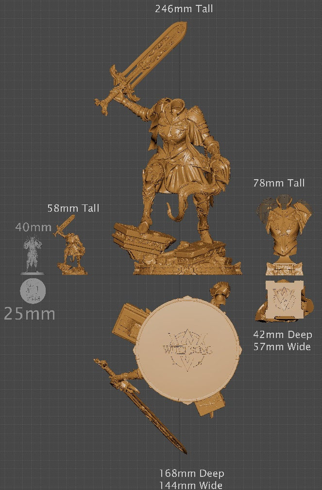 Divine Dullahan | Aussie 3D Printed Miniatures and Terrain