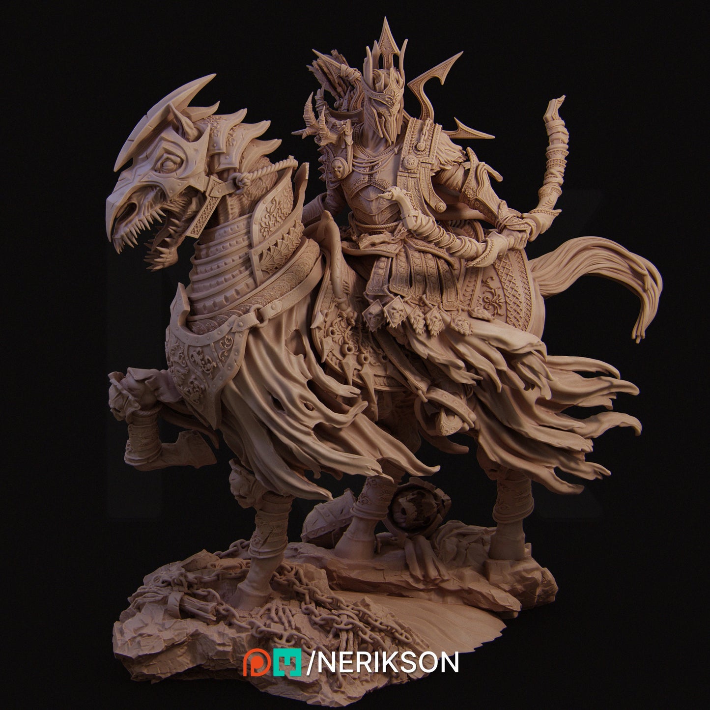 The Four Horsemen, Conquest, Mounted | Aussie 3D Printed Miniatures and Terrain