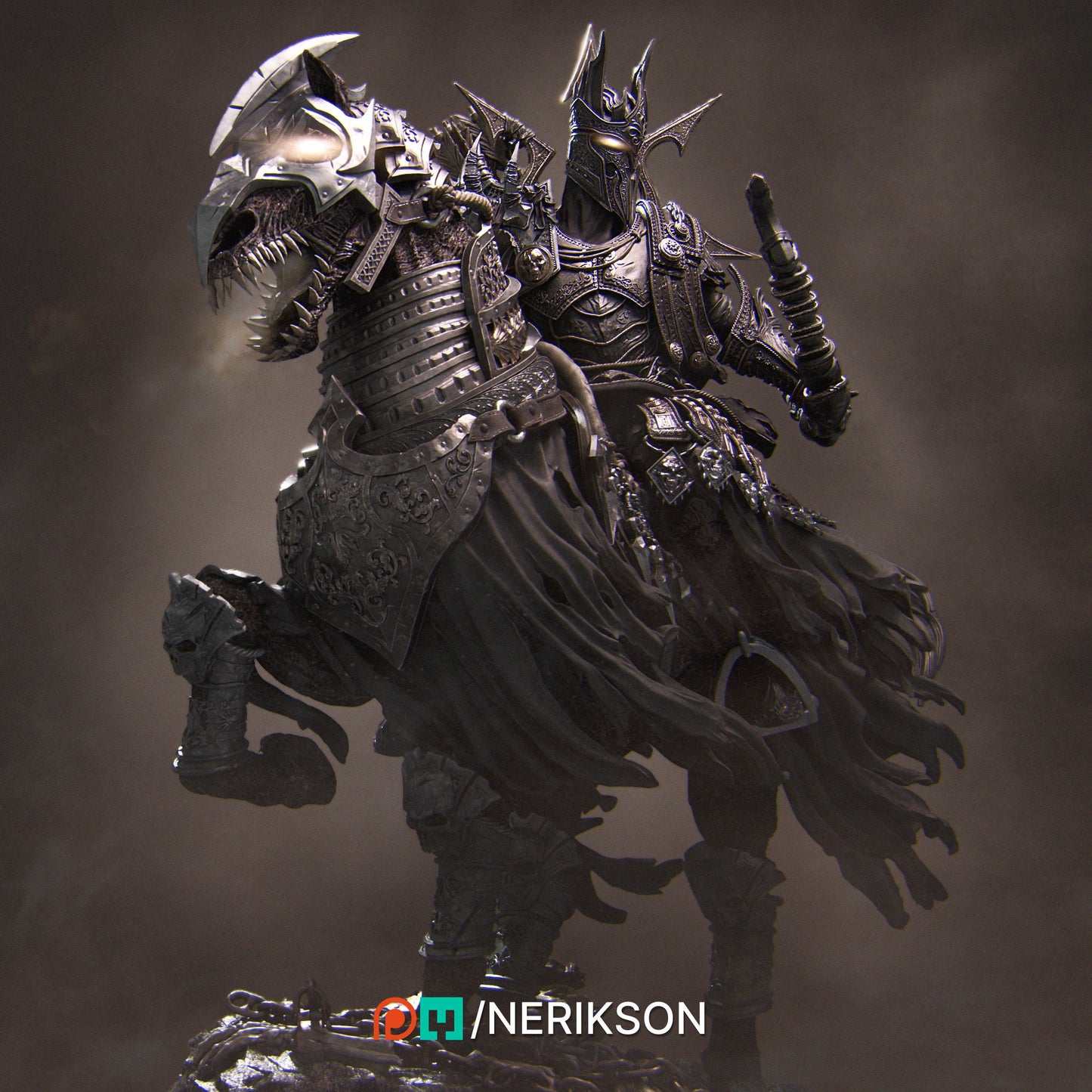 The Four Horsemen, Conquest, Mounted | Aussie 3D Printed Miniatures and Terrain
