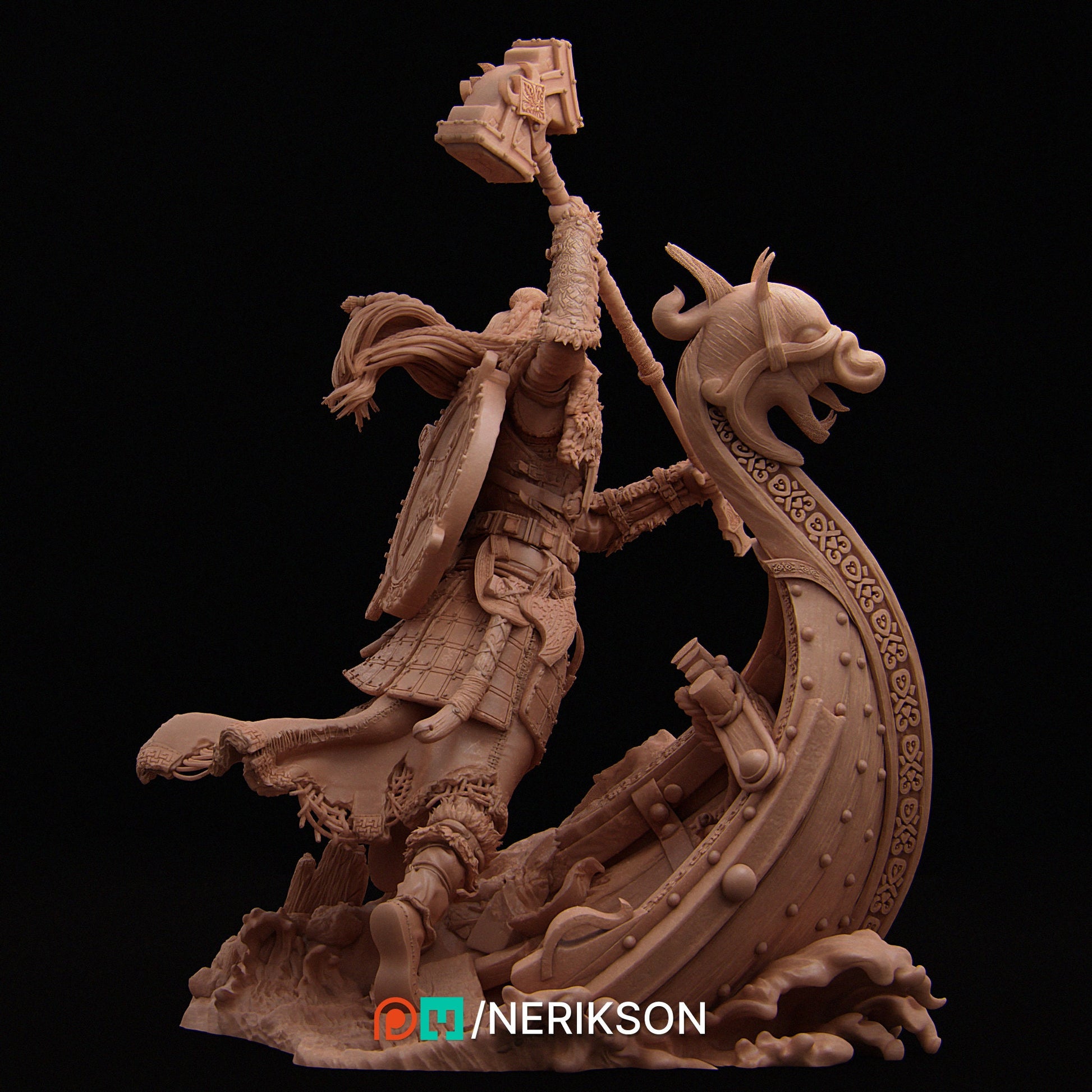 Thyra, Full Statue | Aussie 3D Printed Miniatures and Terrain