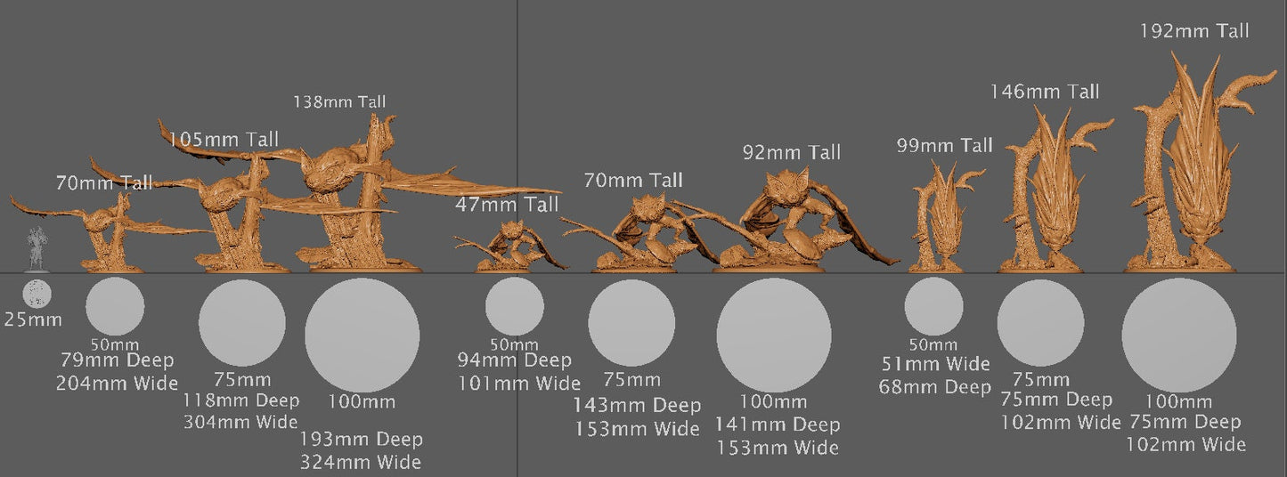 Wild Bats! | Aussie 3D Printed Miniatures and Terrain