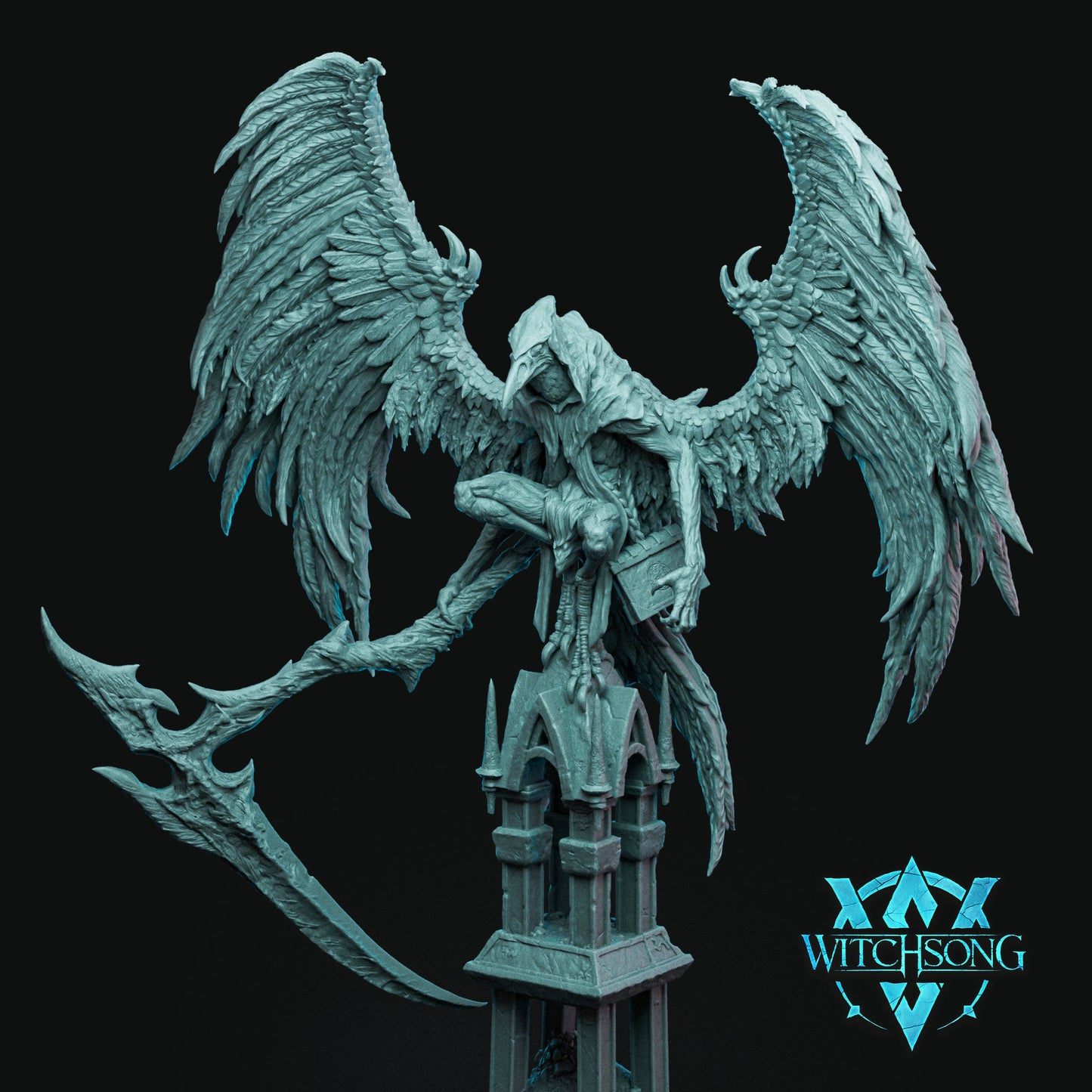 Death, 2 Poses Option | Aussie 3D Printed Miniatures and Terrain