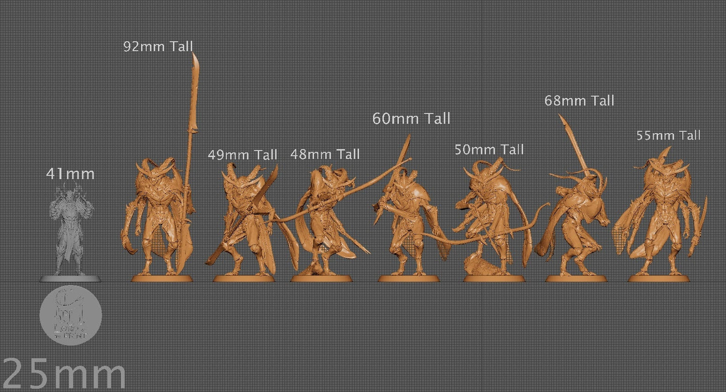 Thri-Kreen | Aussie 3D Printed Miniatures and Terrain