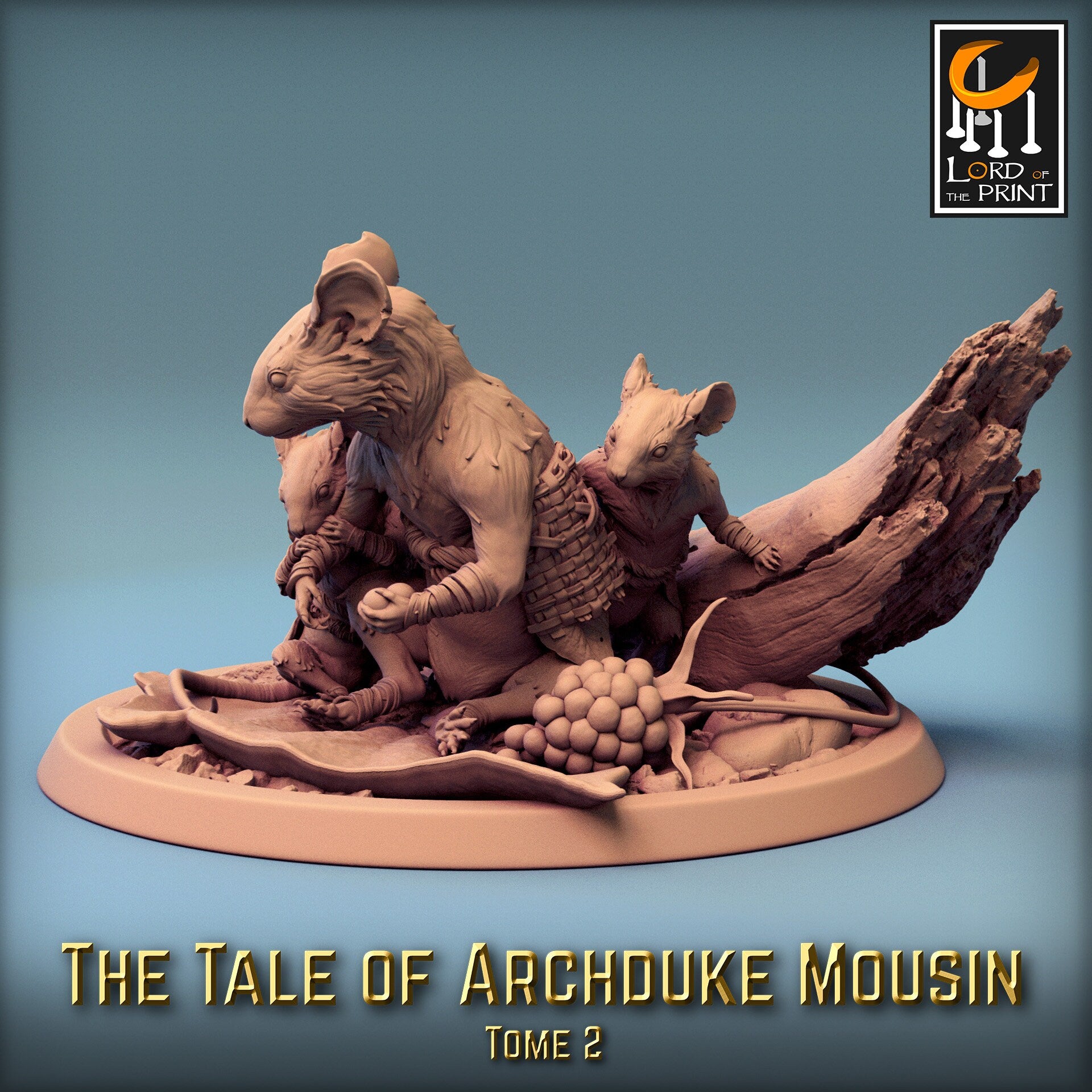 Mouse folk Villagers! | Aussie 3D Printed Miniatures and Terrain