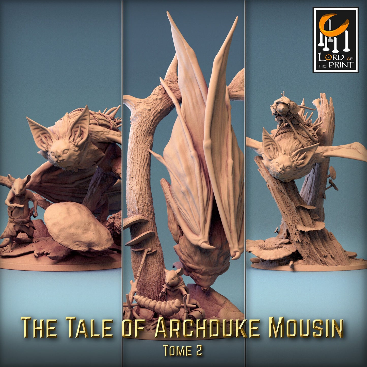 Bat Riders | Aussie 3D Printed Miniatures and Terrain
