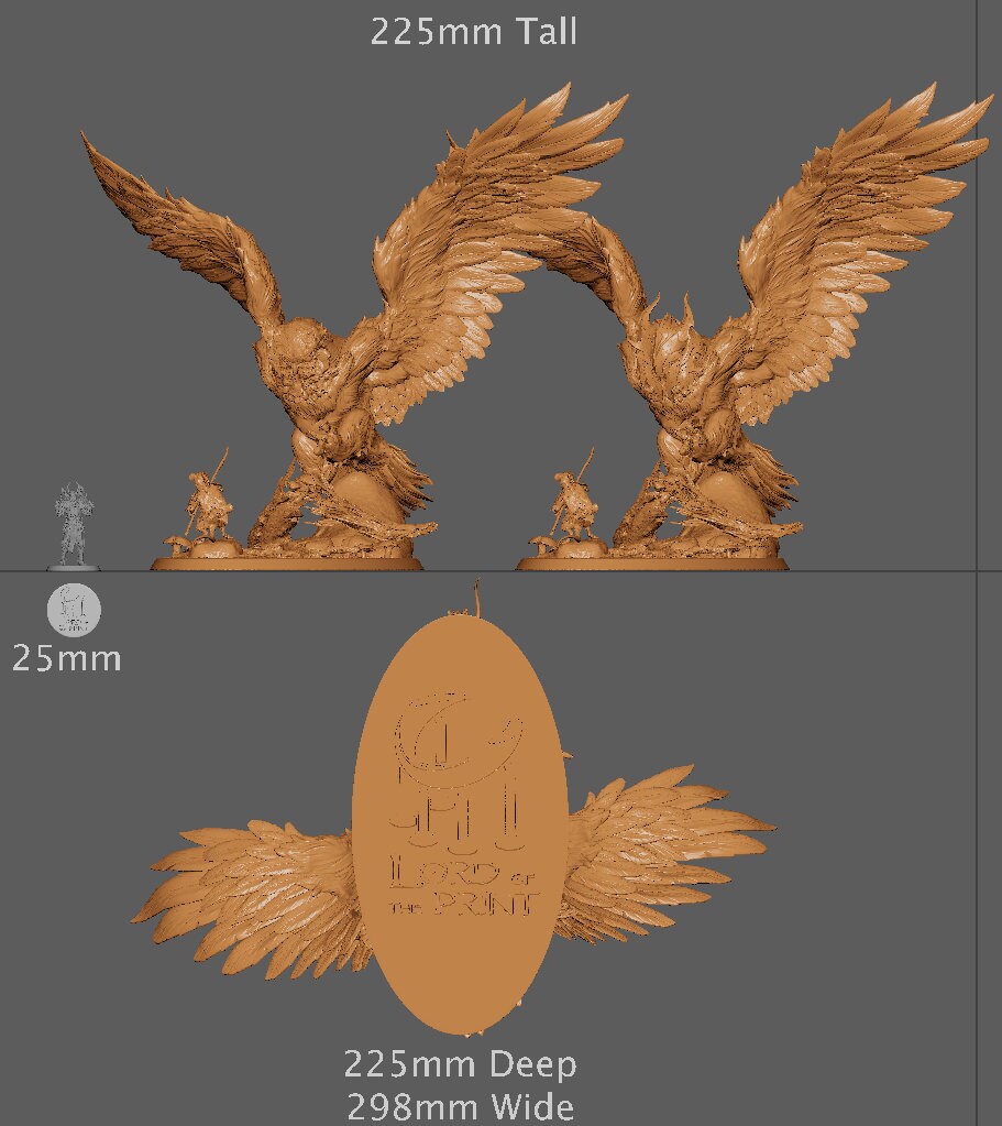 Armored Owl Fight | Aussie 3D Printed Miniatures and Terrain