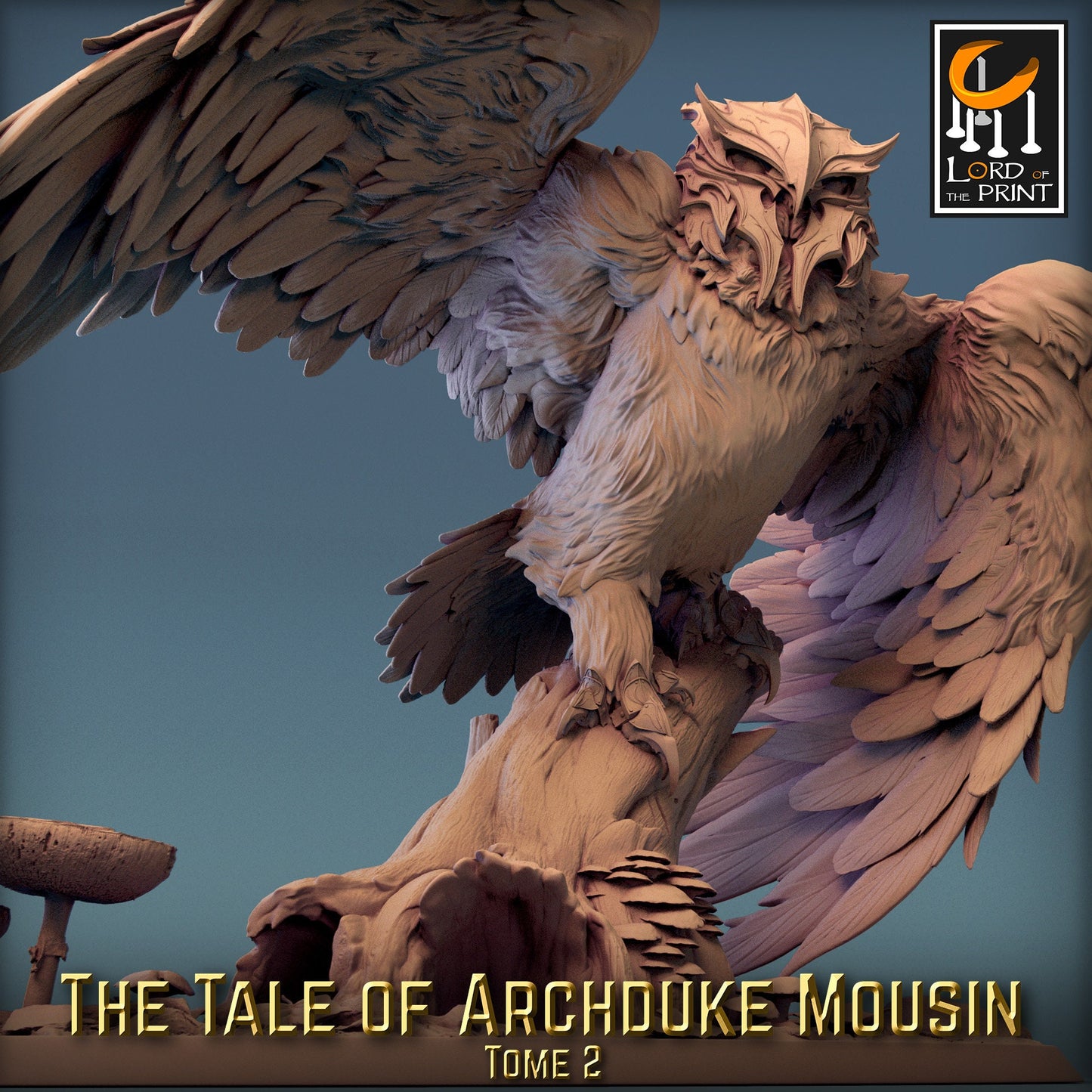 The Great Owl | Aussie 3D Printed Miniatures and Terrain