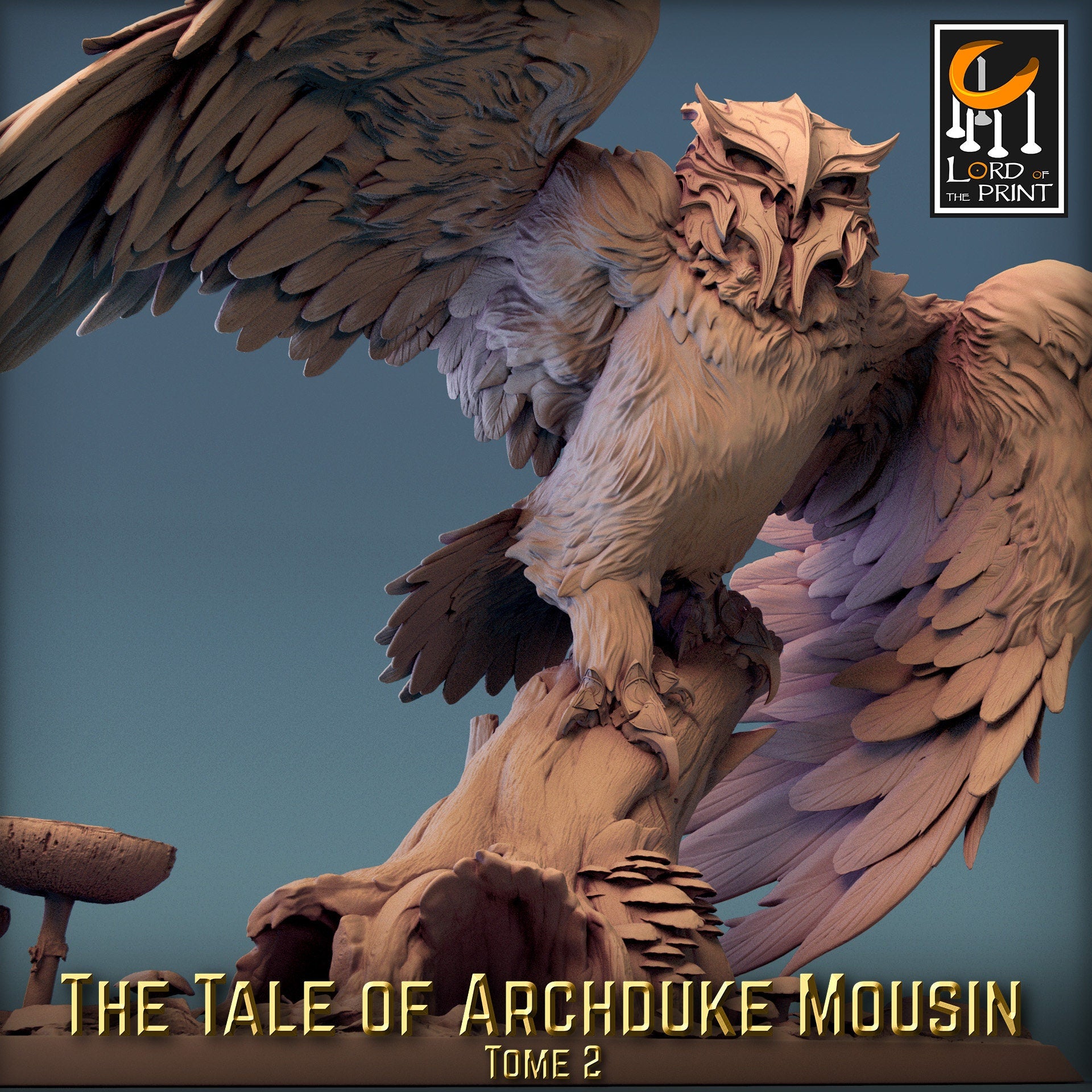 The Great Owl | Aussie 3D Printed Miniatures and Terrain