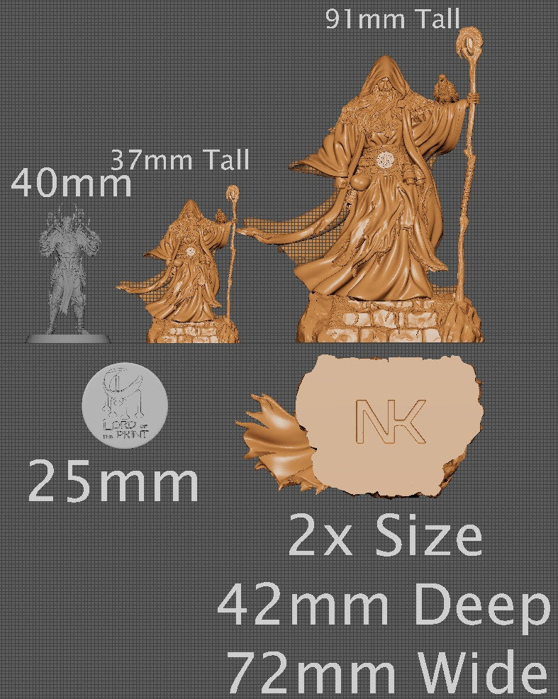 Merlin | Aussie 3D Printed Miniatures and Terrain