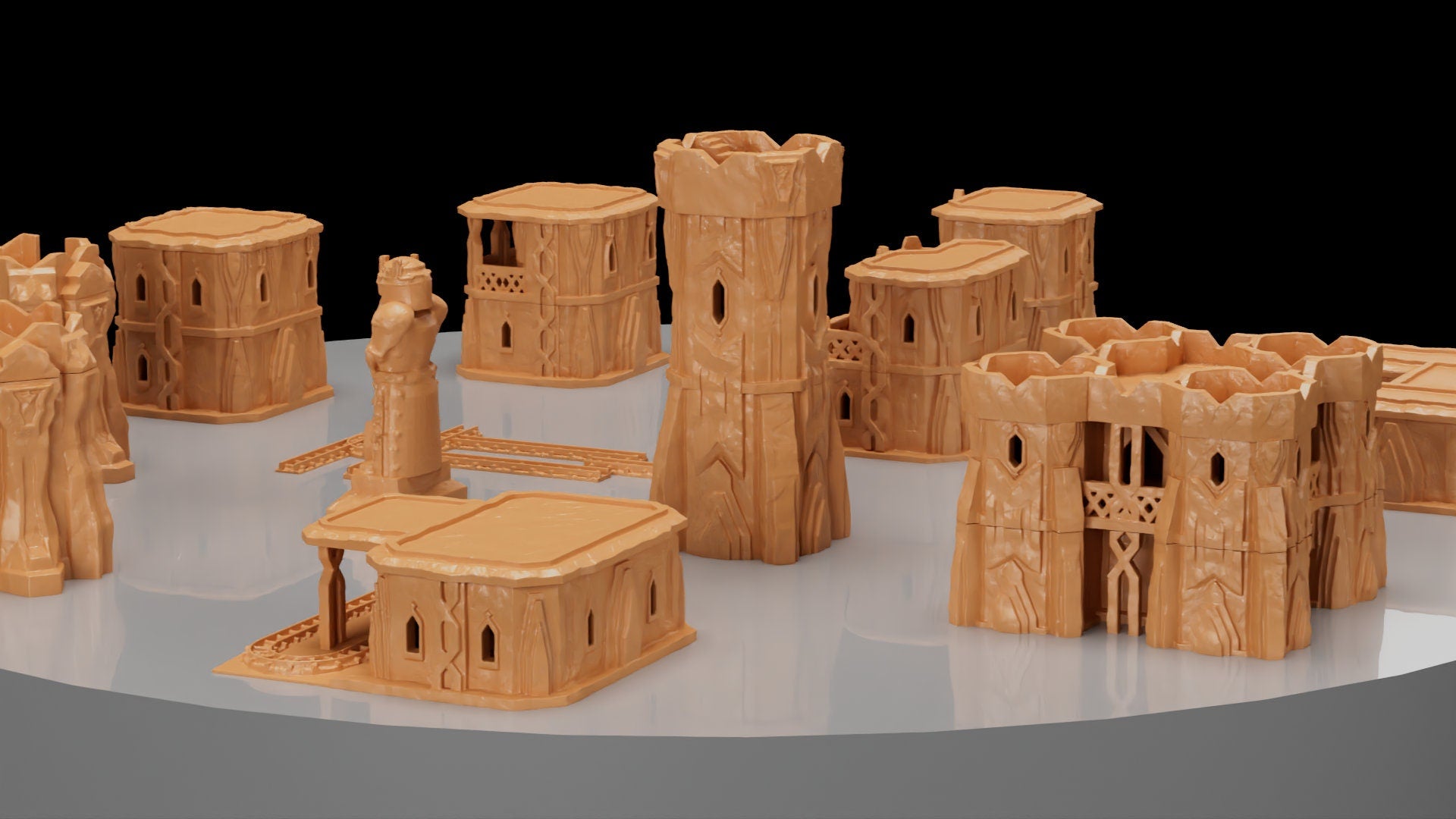 Dwarven Settlement | Aussie 3D Printed Miniatures and Terrain