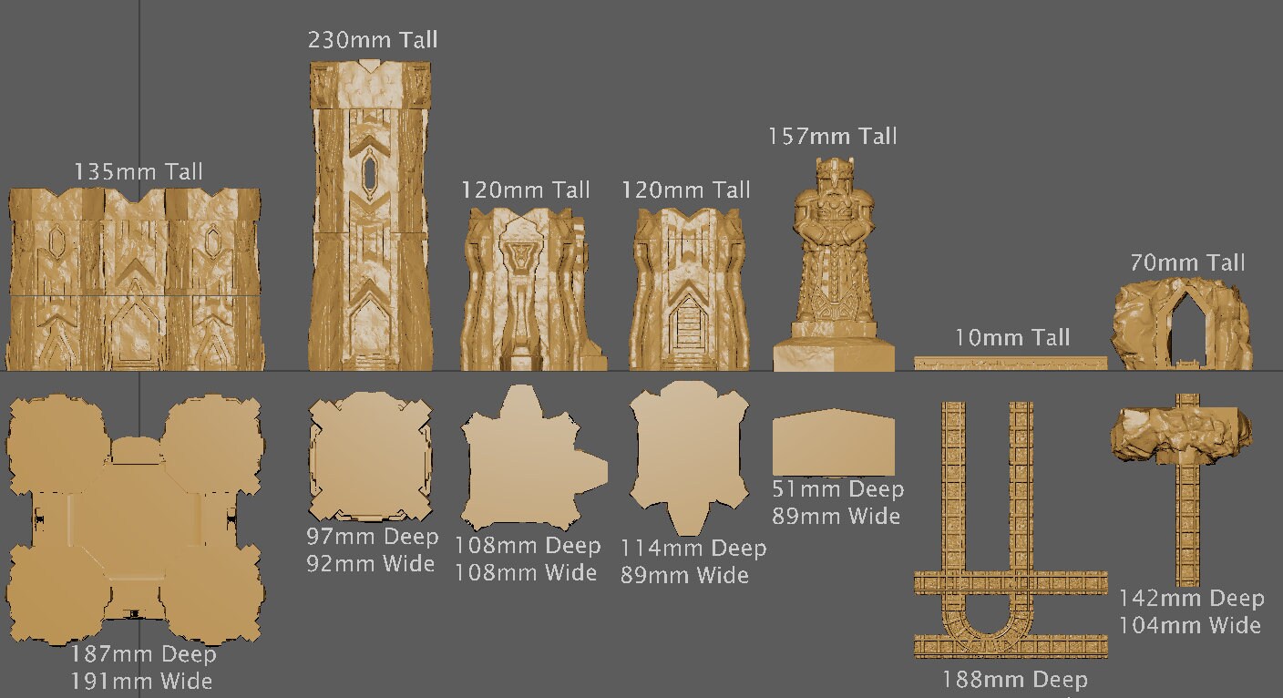 Dwarven Settlement | Aussie 3D Printed Miniatures and Terrain