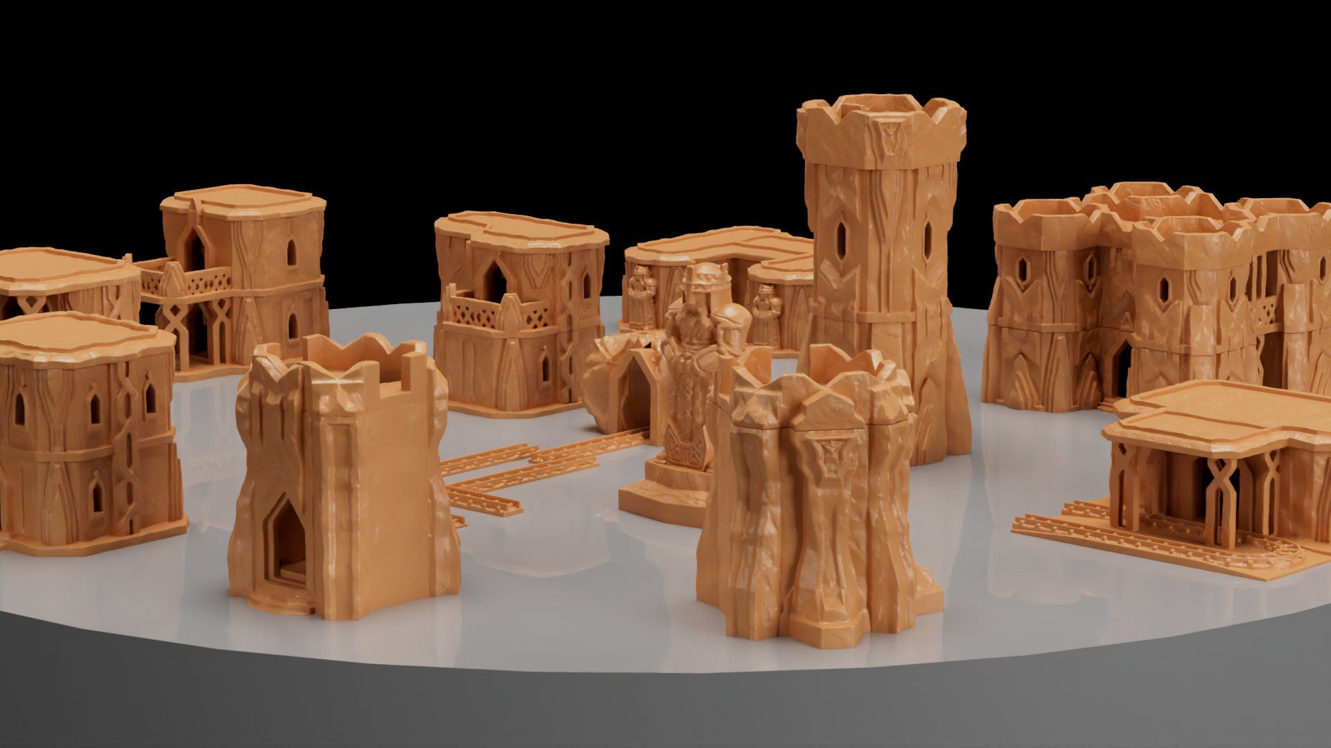 Dwarven Settlement | Aussie 3D Printed Miniatures and Terrain