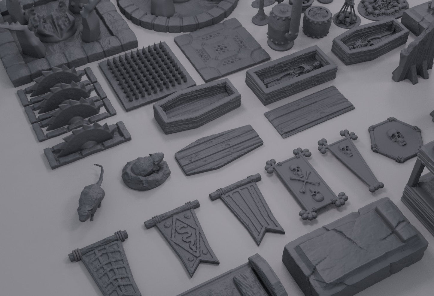 Dungeon Scatter Pack | Aussie 3D Printed Miniatures and Terrain