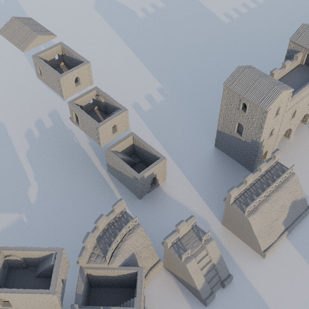 Roman Fort | Aussie 3D Printed Miniatures and Terrain