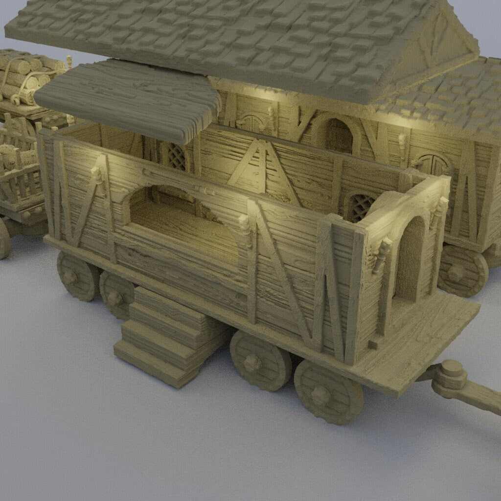 Convoy of Settlers | Aussie 3D Printed Miniatures and Terrain
