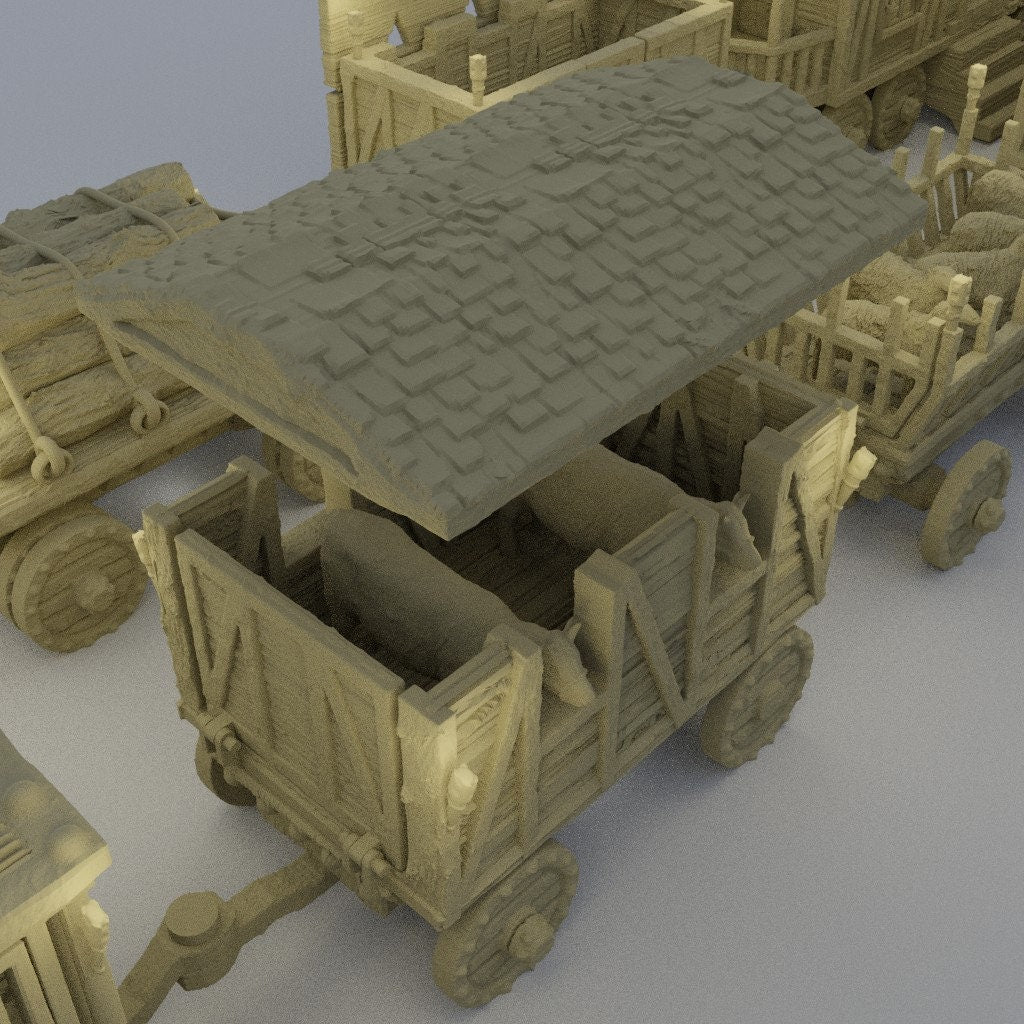 Convoy of Settlers | Aussie 3D Printed Miniatures and Terrain