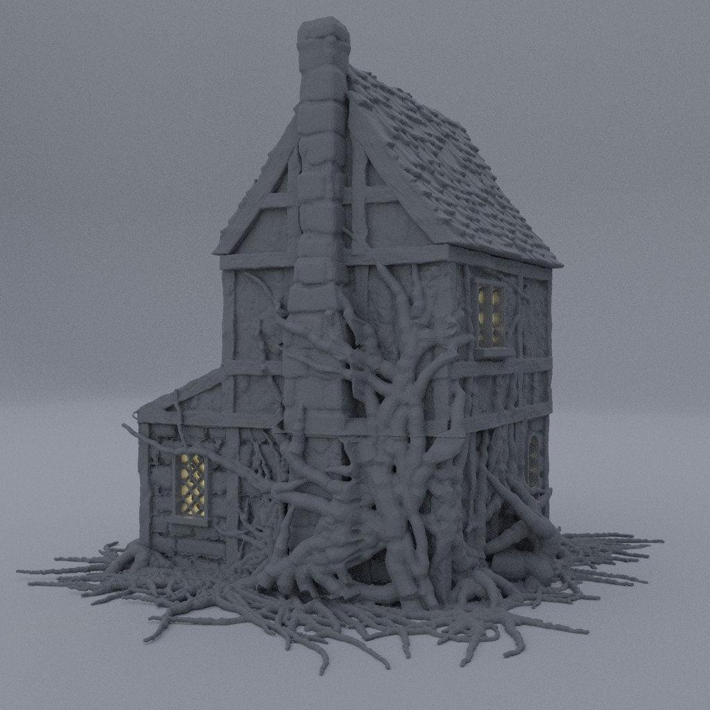 Corrupted Farmhouse | Aussie 3D Printed Miniatures and Terrain