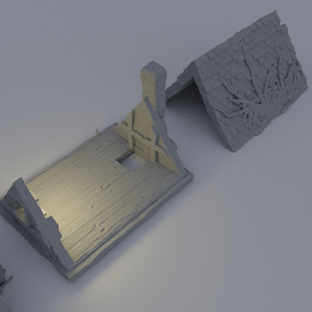 Corrupted Farmhouse | Aussie 3D Printed Miniatures and Terrain
