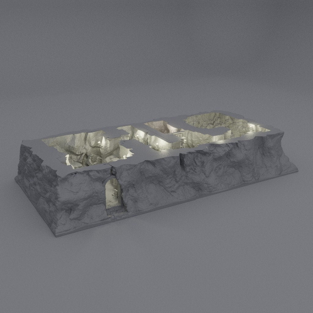 Small Bandit Hideout | Aussie 3D Printed Miniatures and Terrain