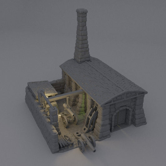 Medieval Cannon Forge | Aussie 3D Printed Miniatures and Terrain