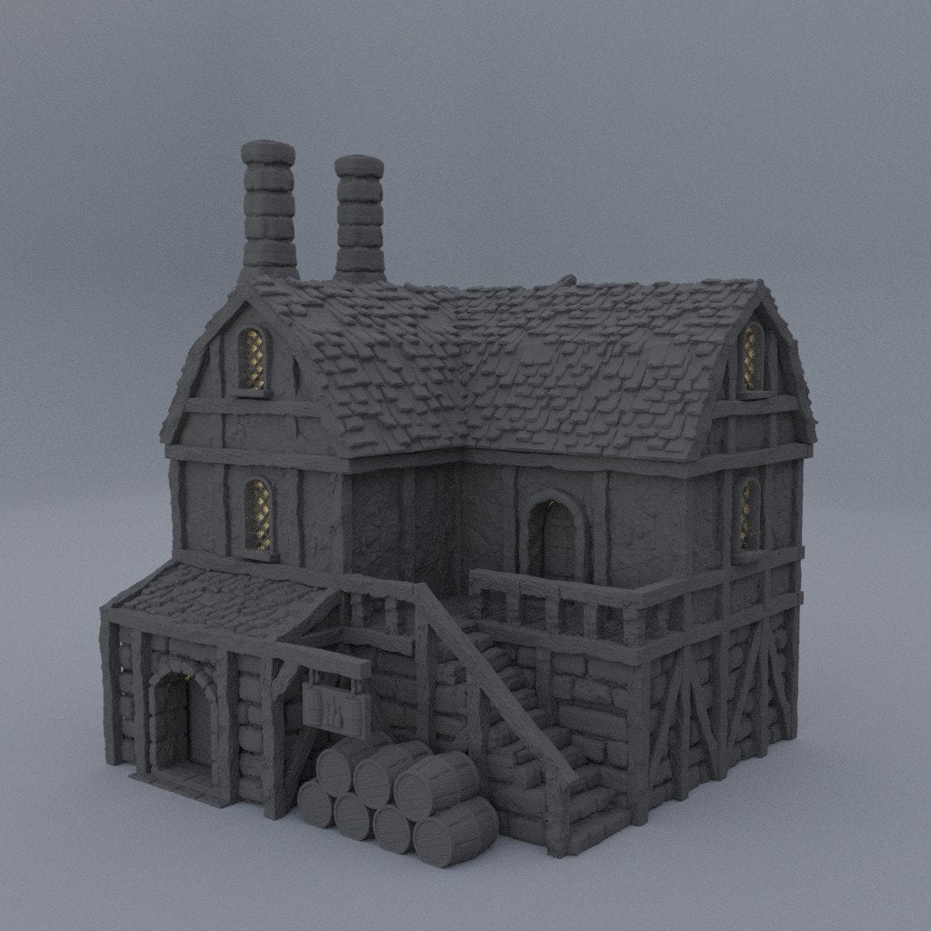 Medieval Destillery | Aussie 3D Printed Miniatures and Terrain