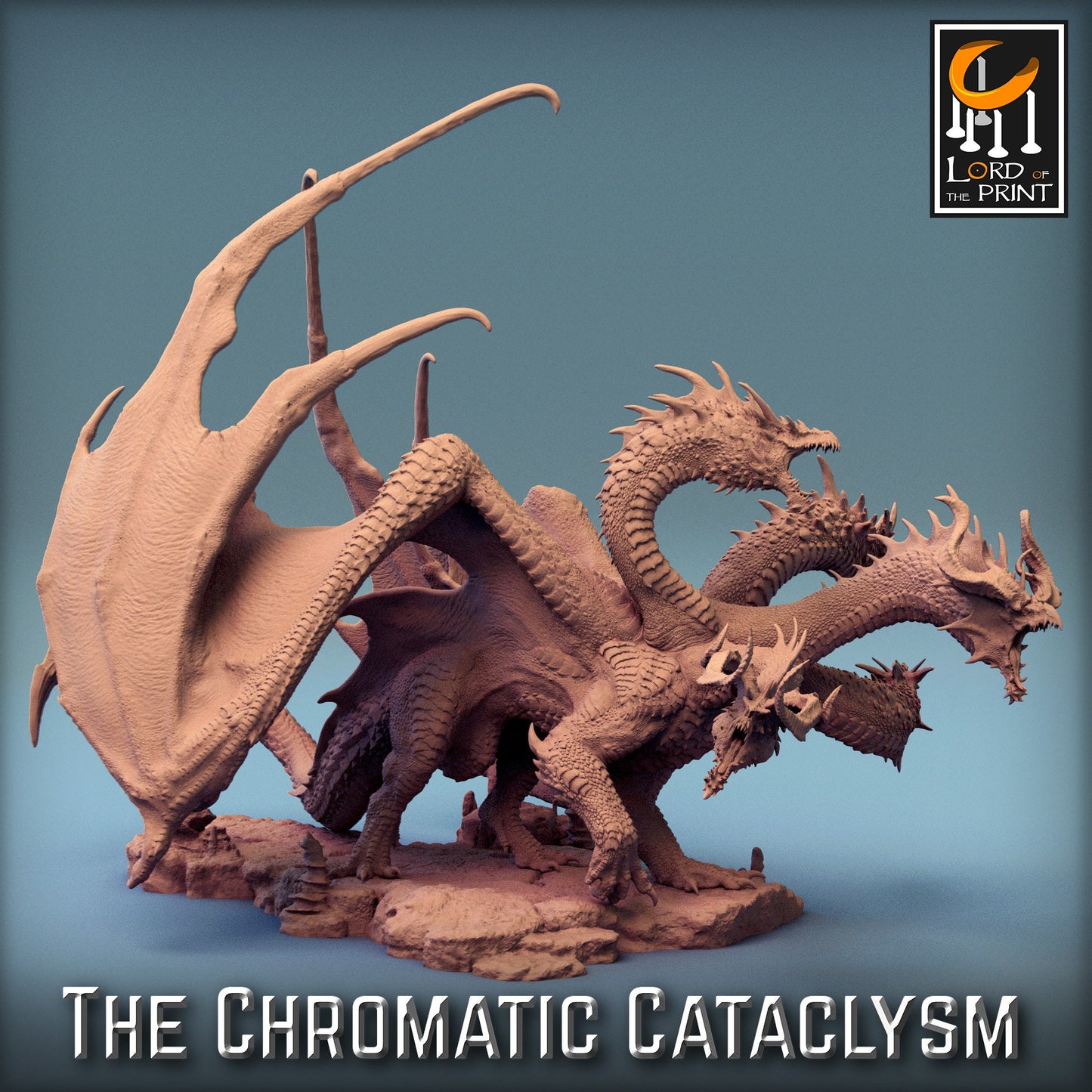 Tiamat (New Ver), Chromatic Cataclysm | Aussie 3D Printed Miniatures and Terrain