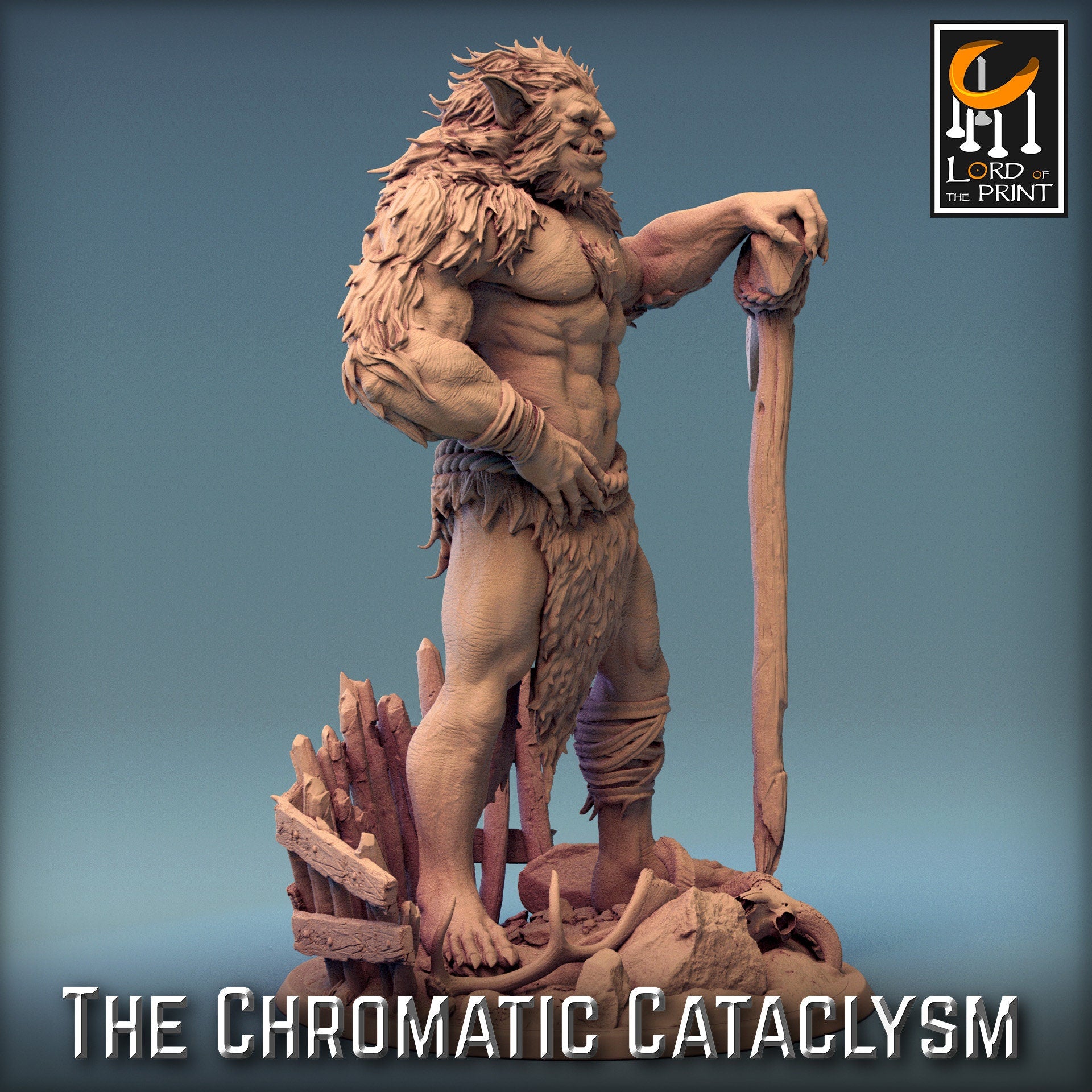 The Ice Trolls, 3 Poses | Aussie 3D Printed Miniatures and Terrain