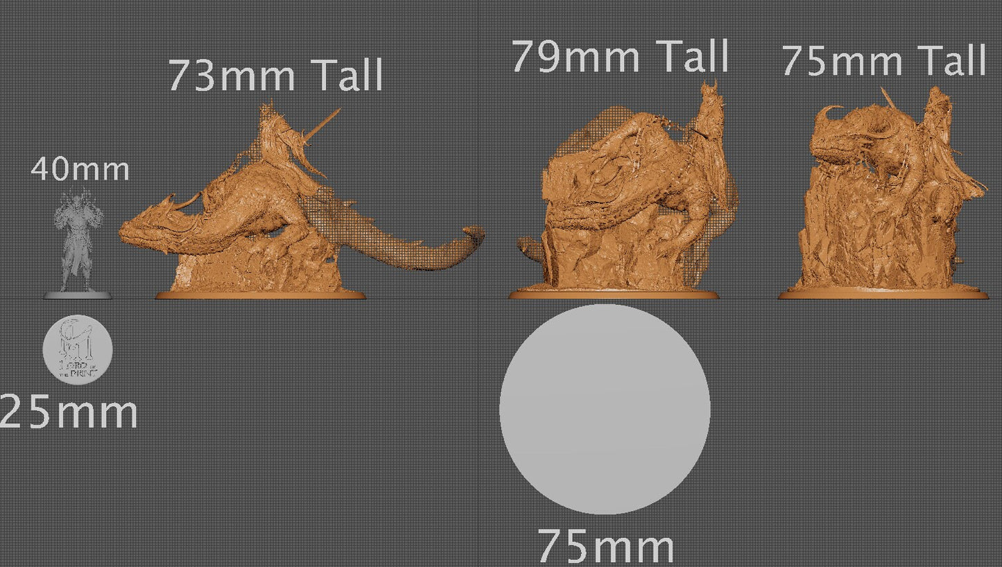Drake Riders, 3 Poses | Aussie 3D Printed Miniatures and Terrain