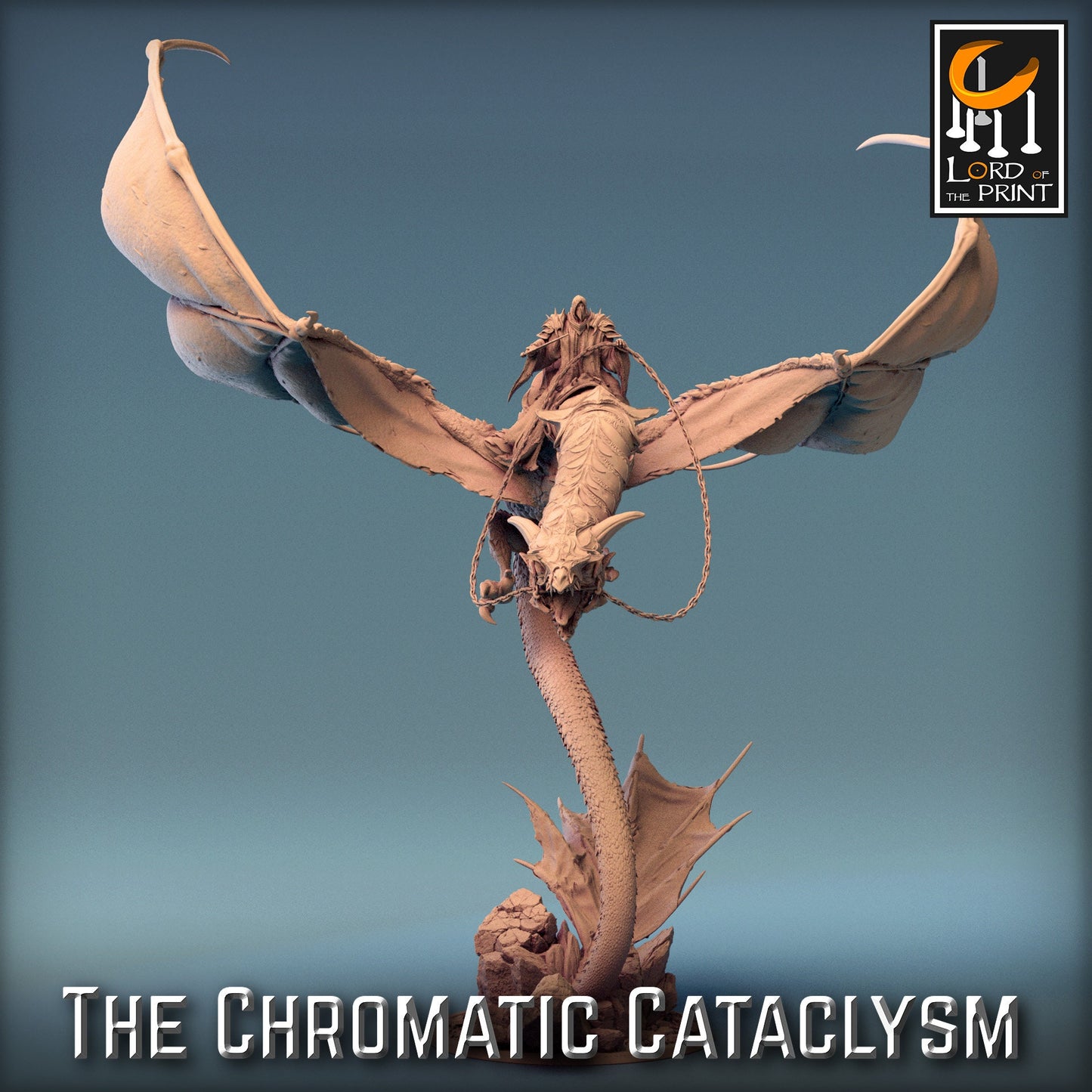 Wyvern Riders, 3 Poses | Aussie 3D Printed Miniatures and Terrain