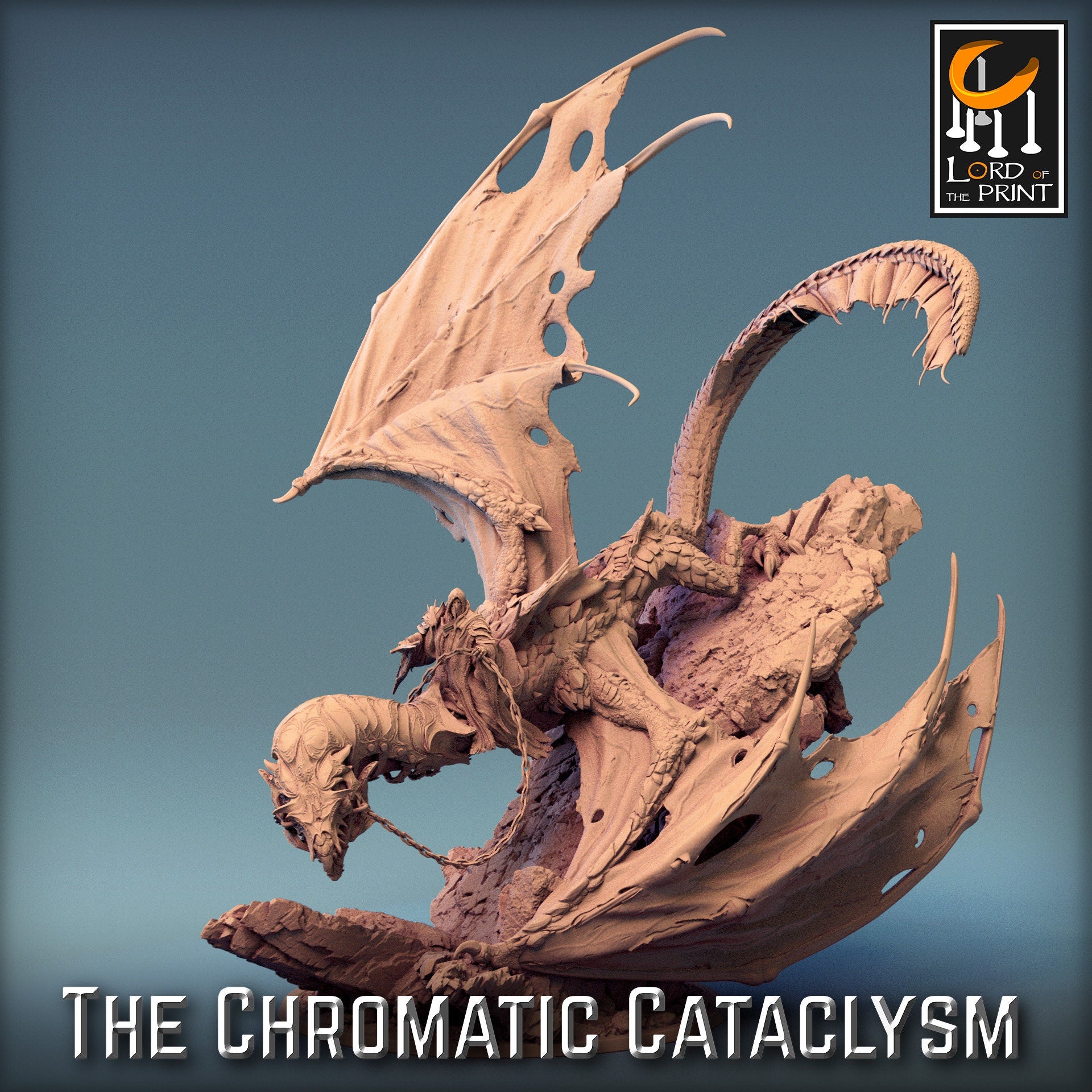 Wyvern Riders, 3 Poses | Aussie 3D Printed Miniatures and Terrain