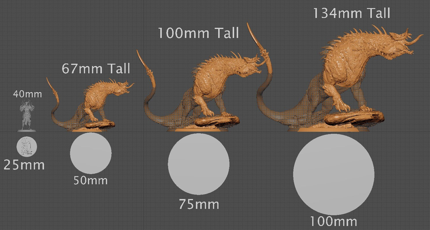 Black Dragon Spawn | Aussie 3D Printed Miniatures and Terrain