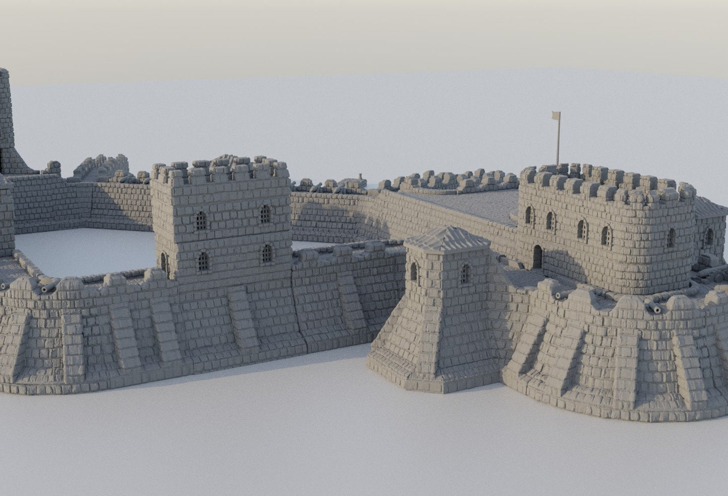 Fortified Colonial Port | Aussie 3D Printed Miniatures and Terrain