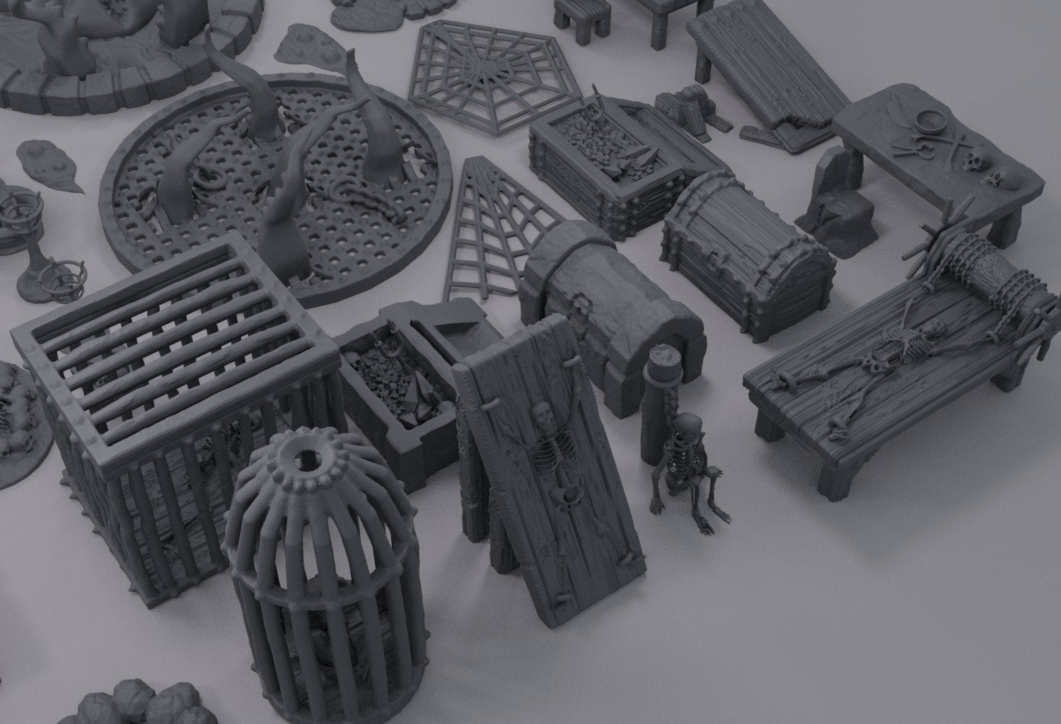 Dungeon Scatter Pack | Aussie 3D Printed Miniatures and Terrain