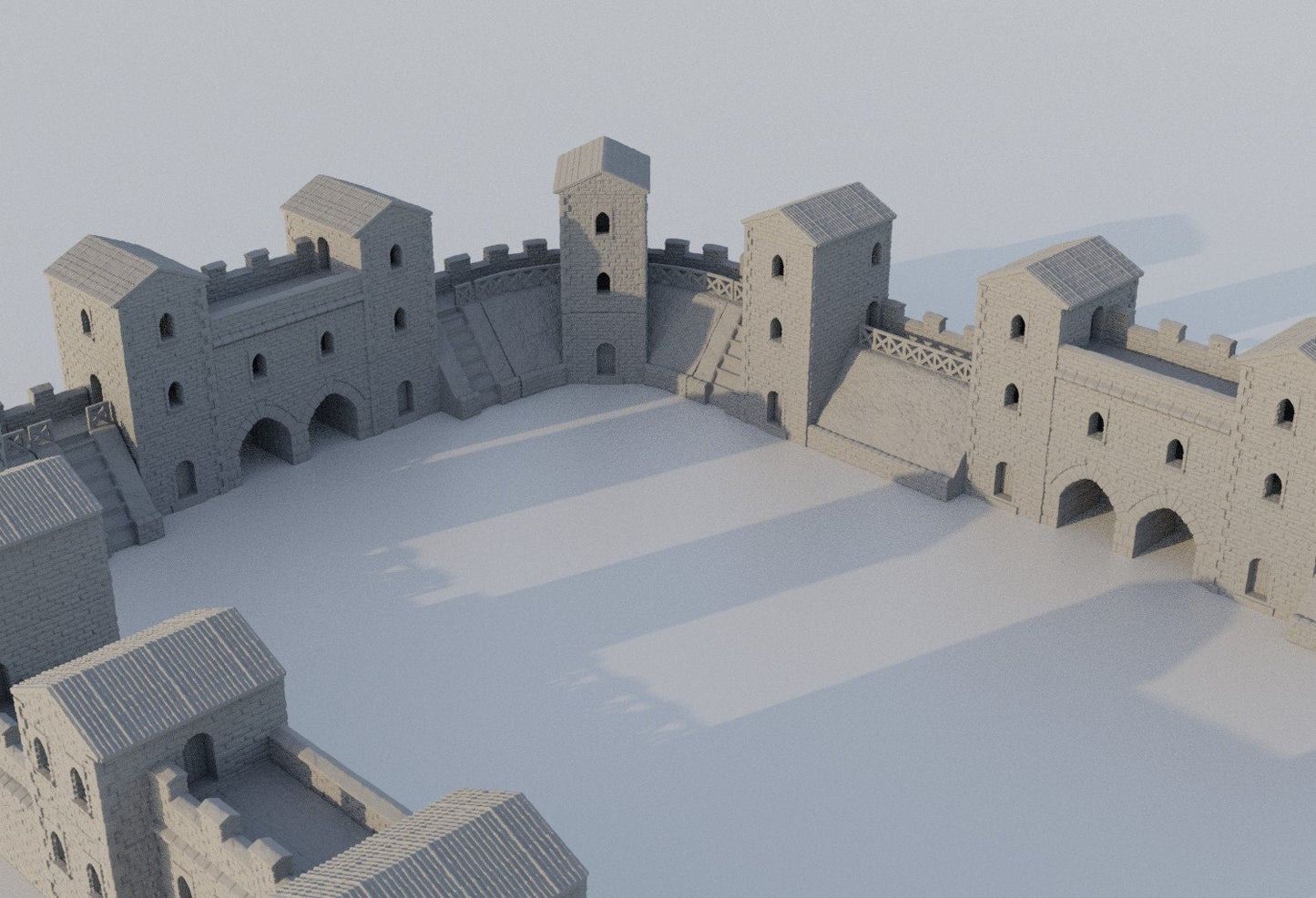 Roman Fort | Aussie 3D Printed Miniatures and Terrain