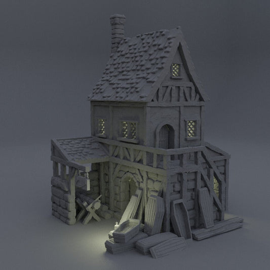 Coffin Makers Shop | Aussie 3D Printed Miniatures and Terrain
