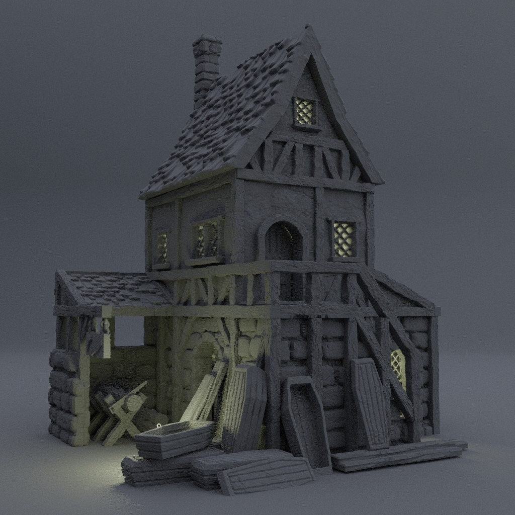 Coffin Makers Shop | Aussie 3D Printed Miniatures and Terrain